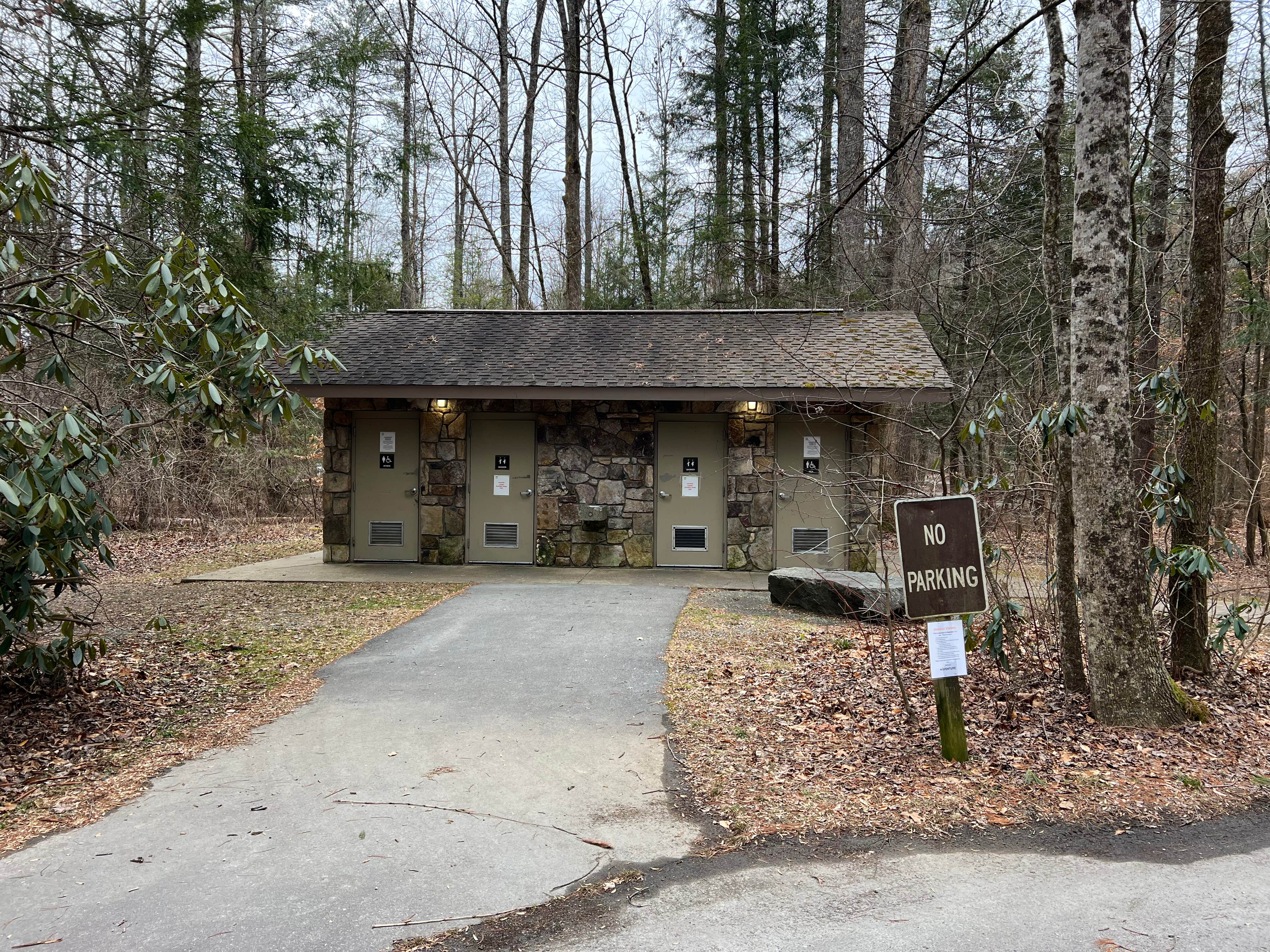 Julie T.'s photo of a cabin at Davidson River Campground near Flat Rock, NC