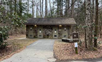Julie T.'s photo of a cabin at Davidson River Campground near Travelers Rest, SC