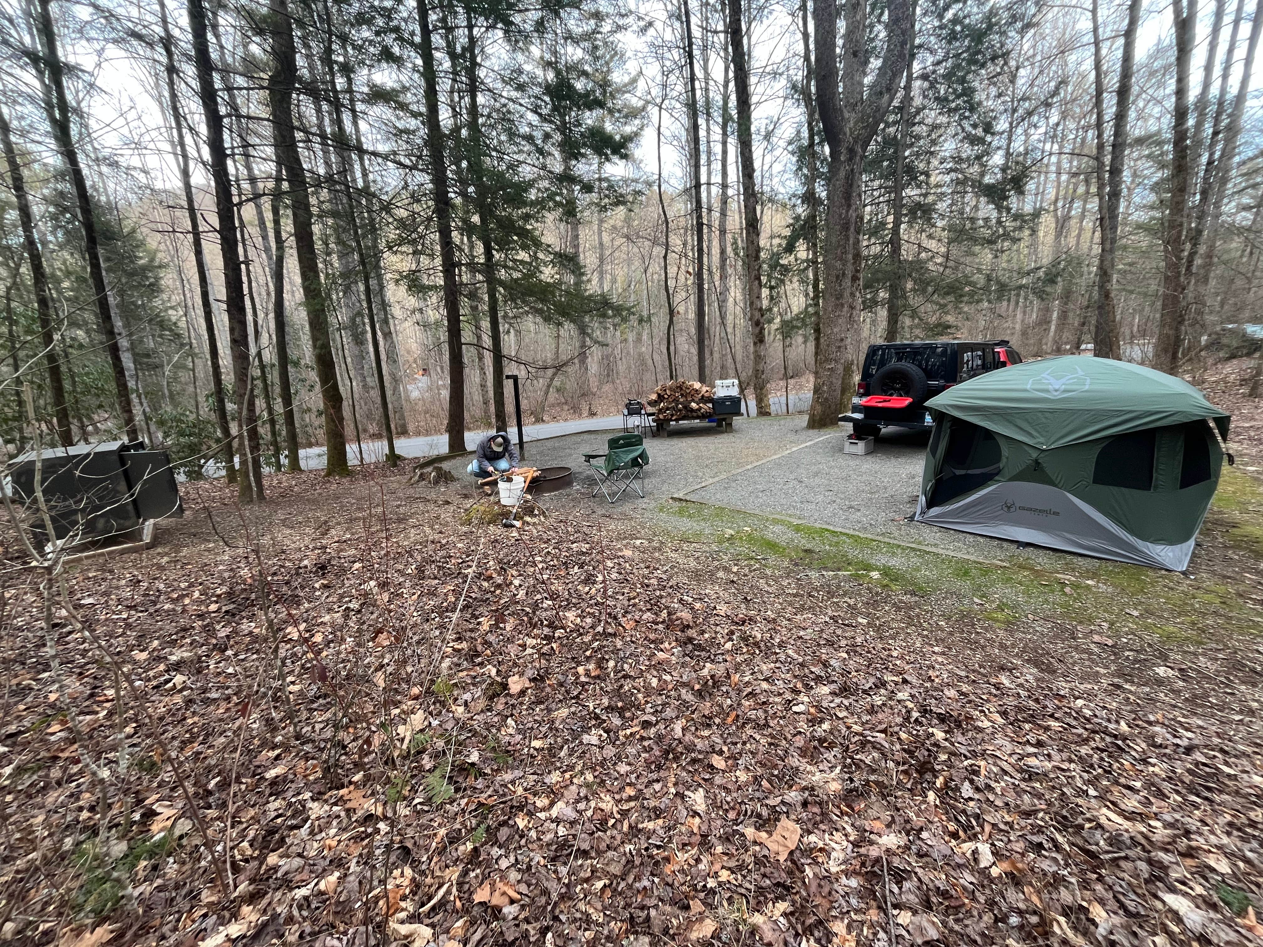 Justin S.'s photo at Davidson River Campground near Horse Shoe, NC