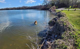 Teresa T.'s photo of camping with pets at Beaver Lake State Park Campground in North Dakota