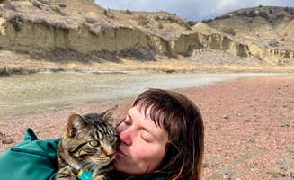 dallas H.'s photo of camping with pets at Cottonwood Campground — Theodore Roosevelt National Park near Theodore Roosevelt National Park