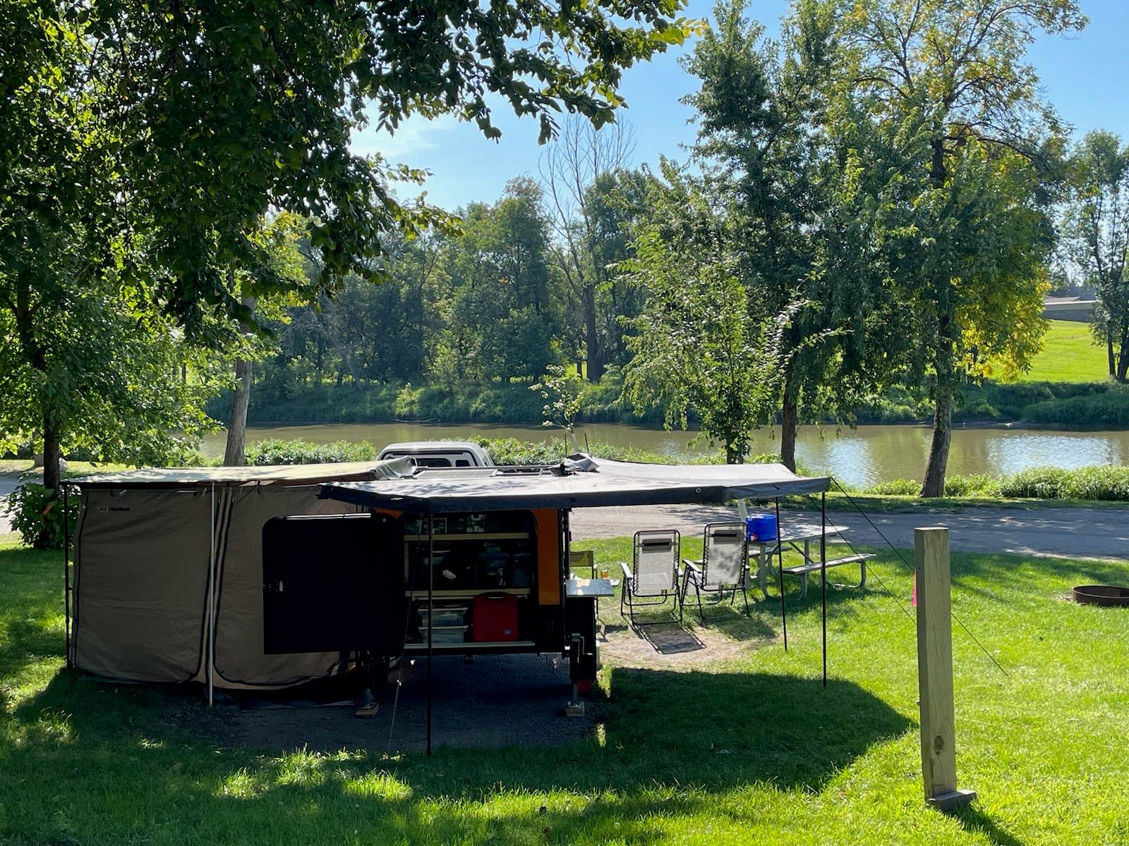 Camper-submitted photo at Lindenwood Campground near West Fargo, ND