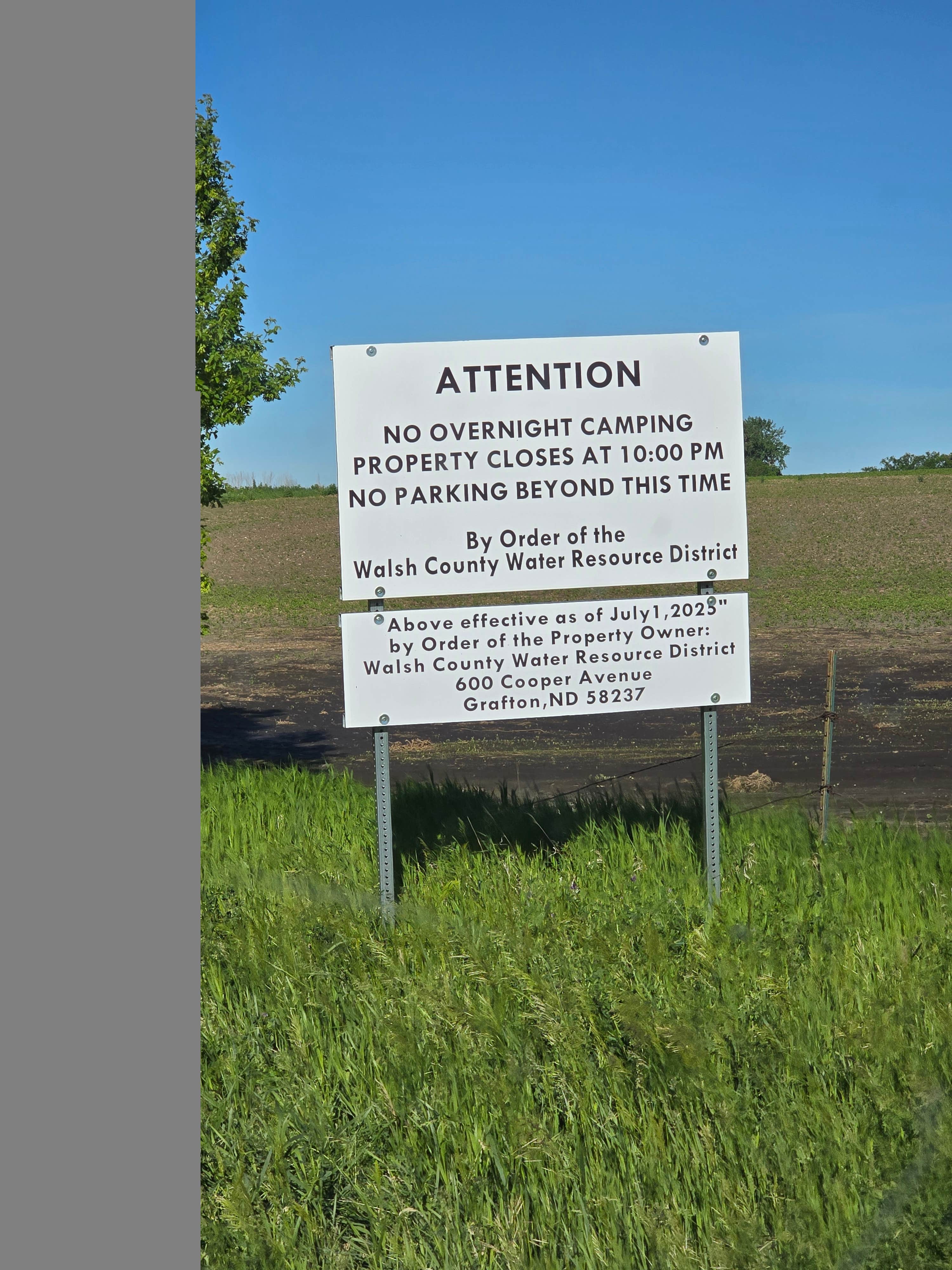 Camper-submitted photo at Matejeck Dam Rec Area near Larimore, ND