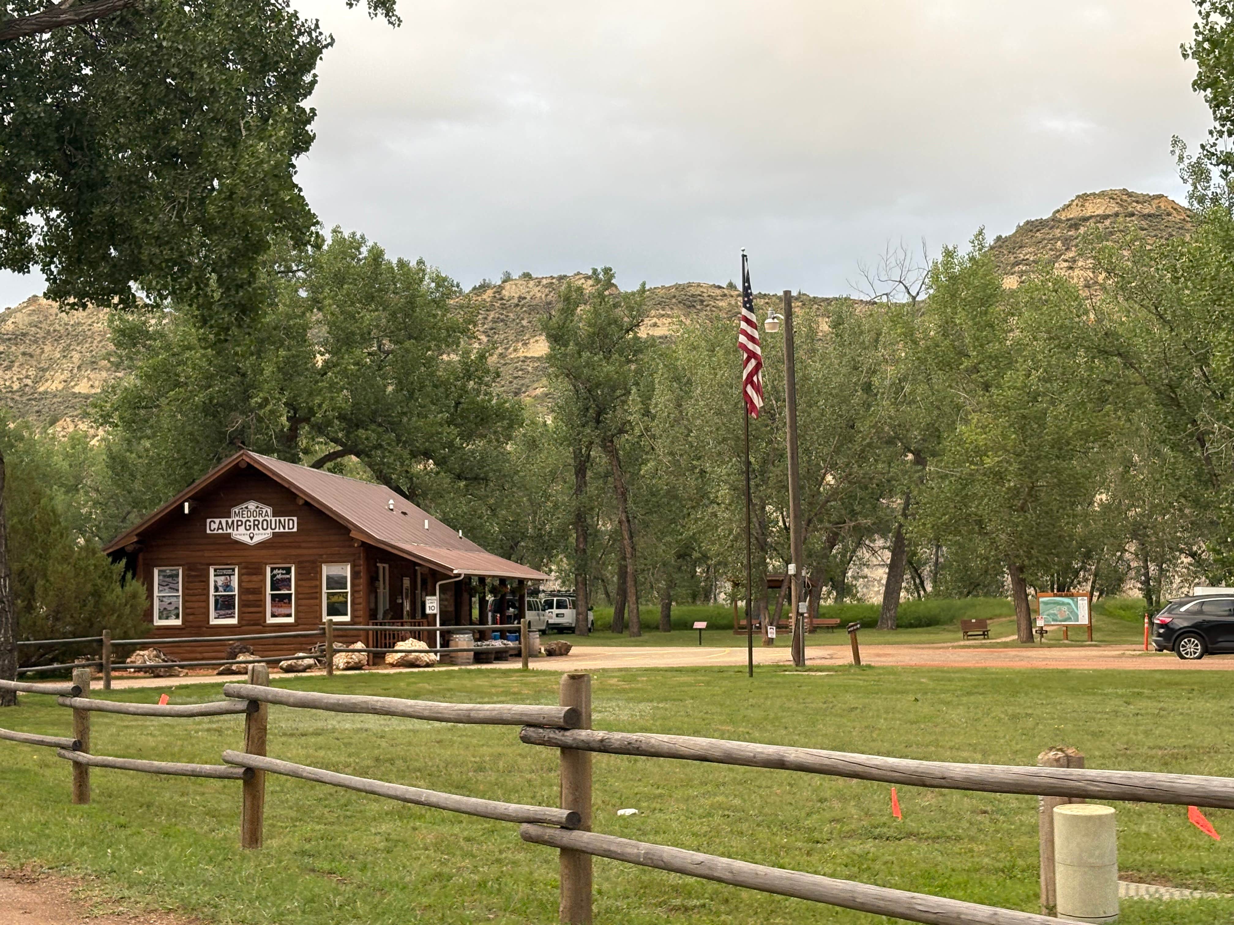 Beth B.'s photo of a cabin at Medora Campground near Dickinson, ND