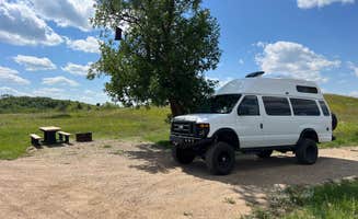 Meghan B.'s photo of rv camping at Summit Campground near Watford City, ND