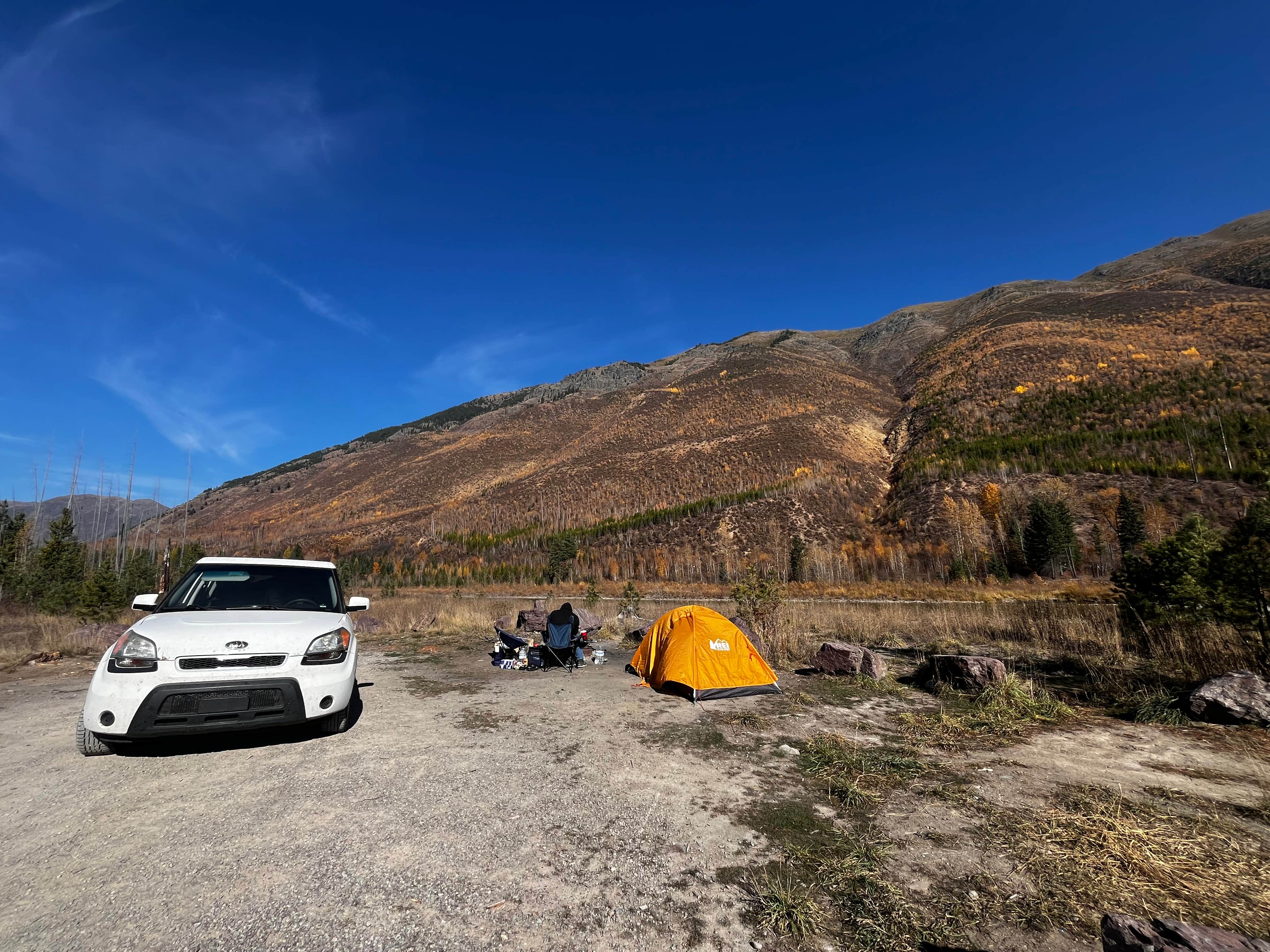 Tristan S.'s photo of a dispersed camping area at North fork Flathead River dispersed camping near Kalispell, MT