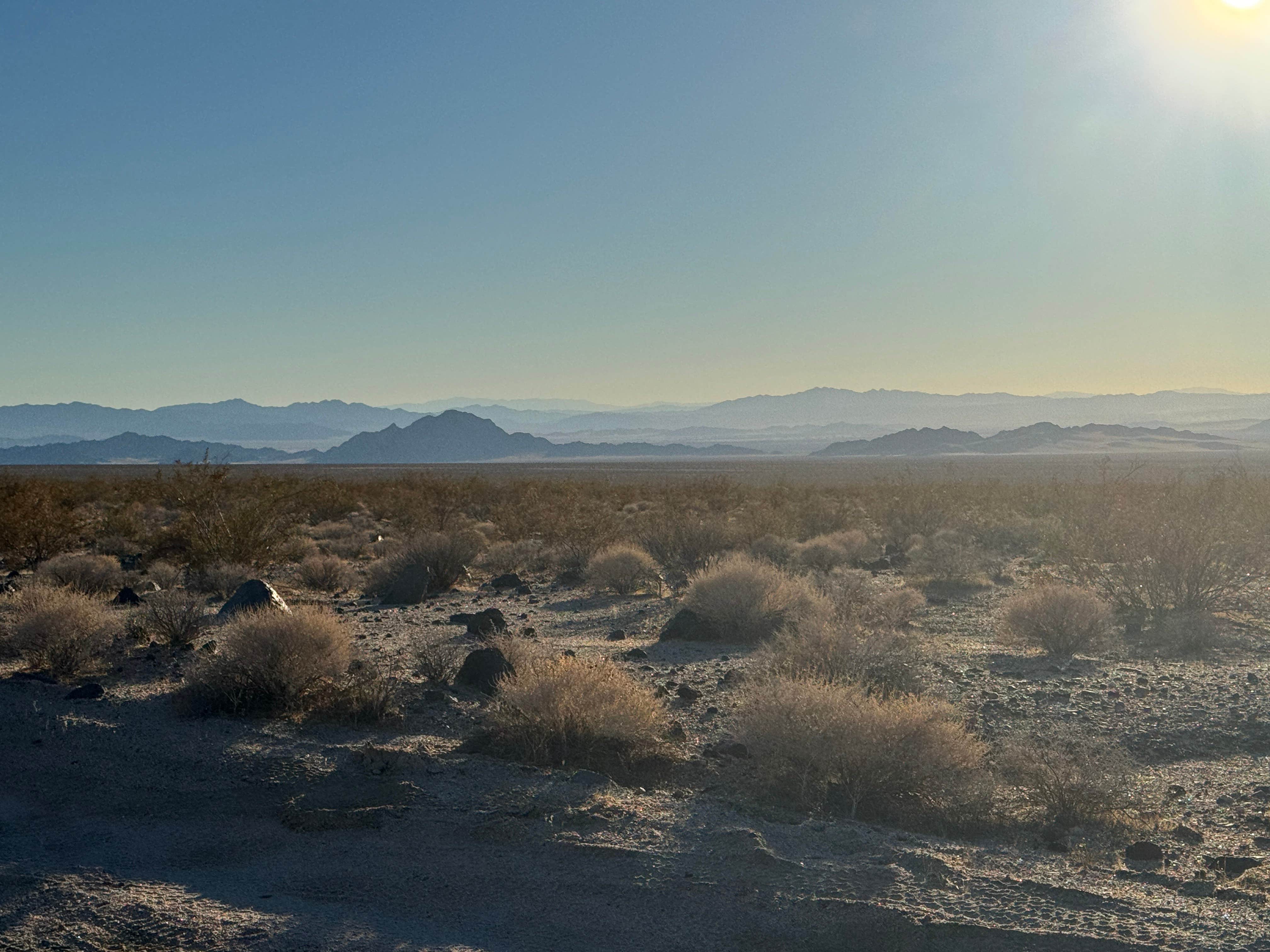 Camper-submitted photo at North Lava Tube Camp near Baker, CA