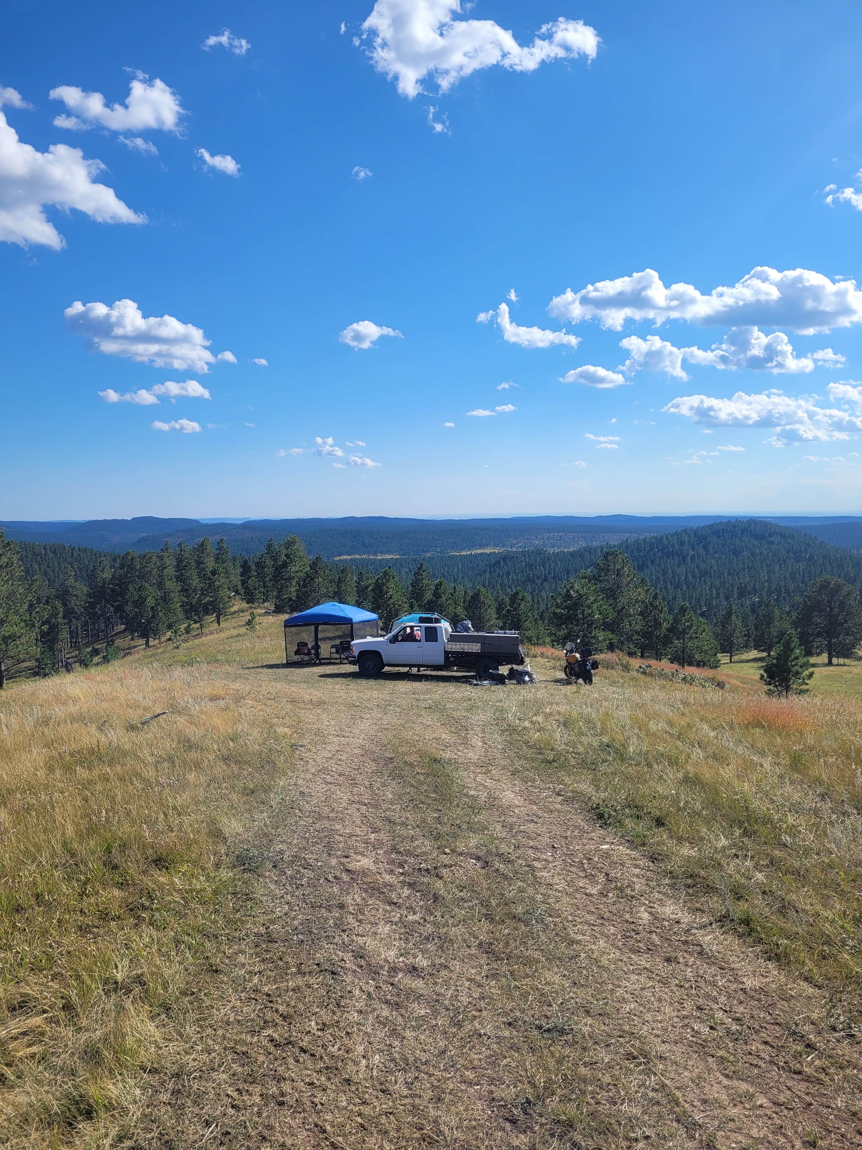 Nate R.'s photo of tent camping at North Pole Rd Dispersed Camping near Silver City, SD
