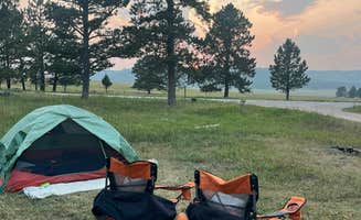 Elise V.'s photo of tent camping at North Pole Rd Dispersed Camping in South Dakota