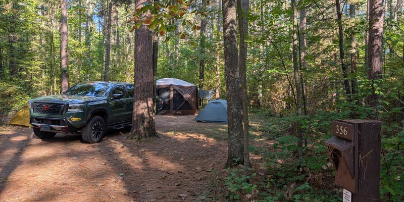 Camper submitted image from Musky Lake Campground — Northern Highland State Forest