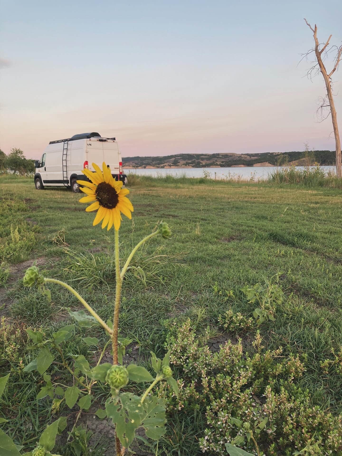 Katrin  S.'s photo of a dispersed camping area at Oacoma Flats near Platte, SD