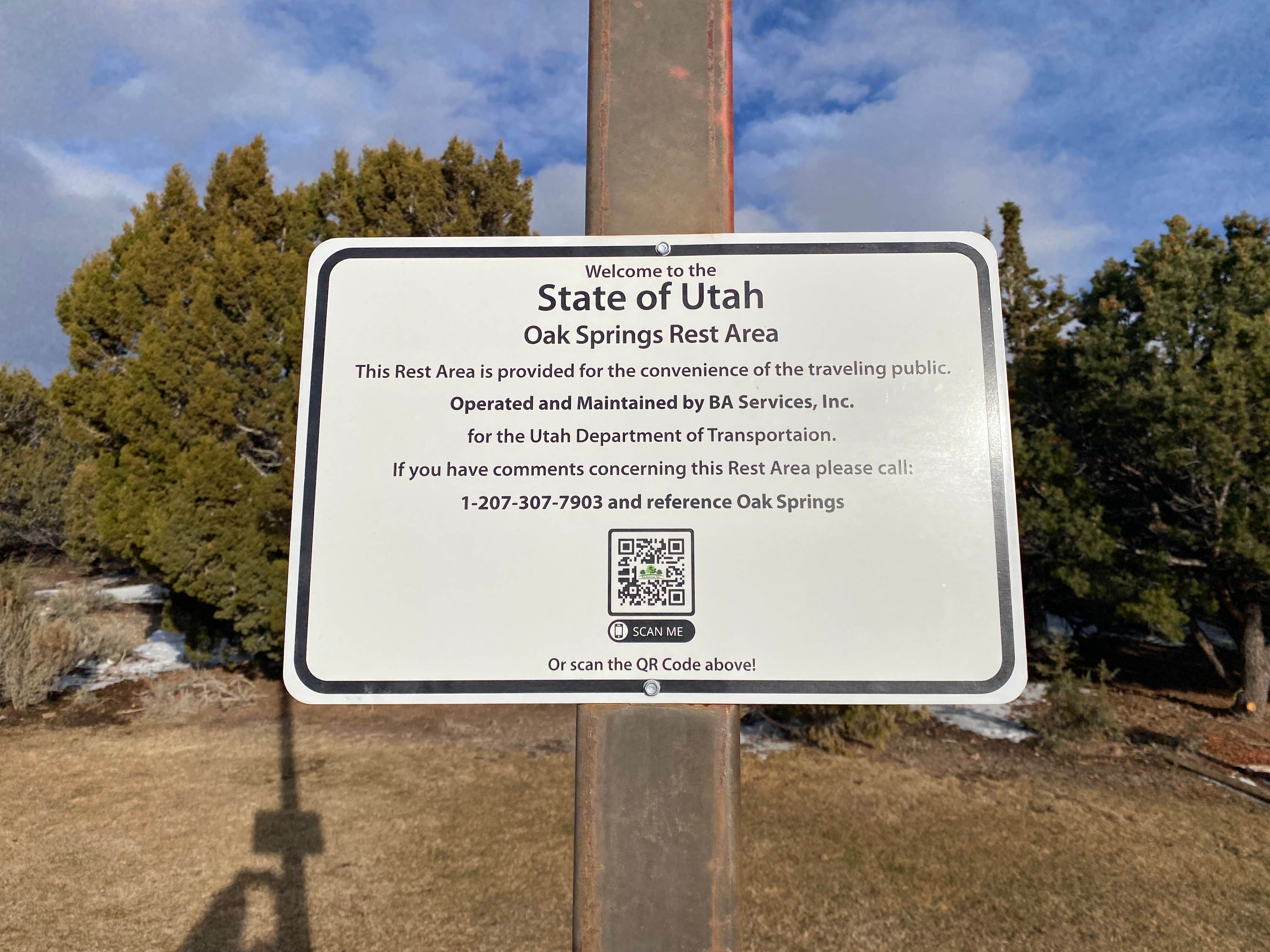 Oak Springs Rest Area