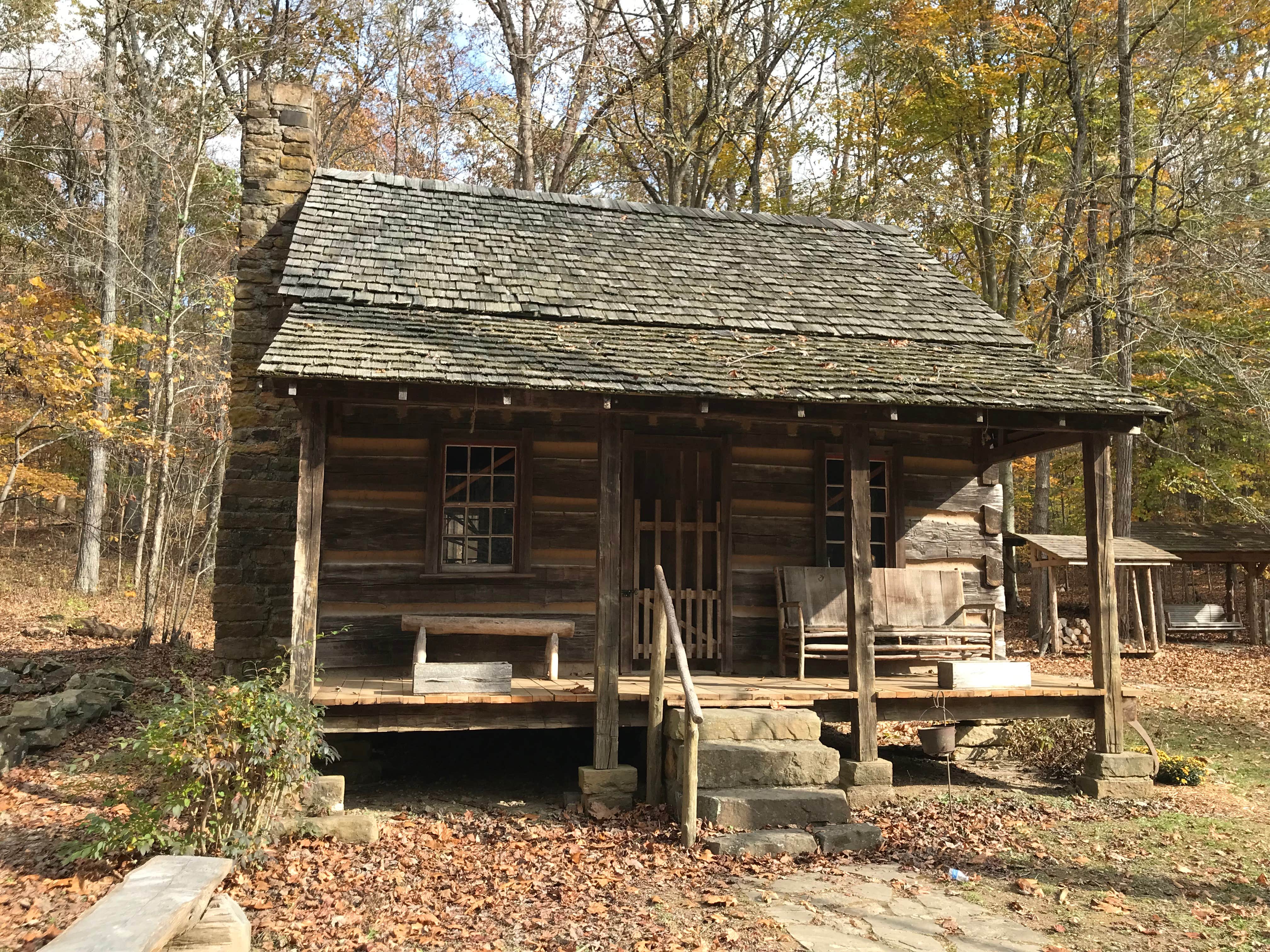Kelsey R.'s photo of glamping accommodations at O'Bannon Woods State Park Campground near Floyds Knobs, IN