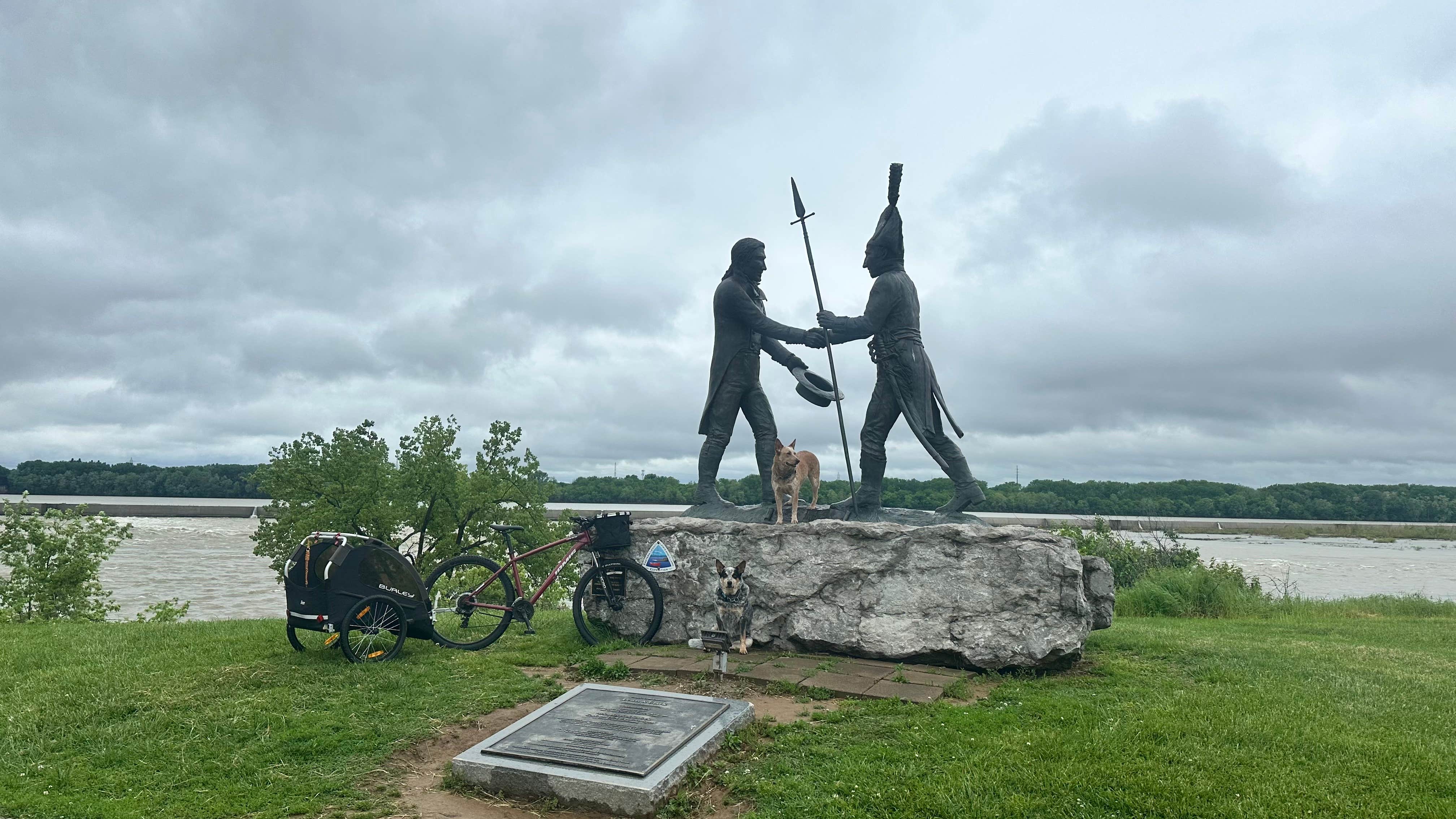 Shelly S.'s photo of camping with pets at O'Bannon Woods State Park Campground near Clarksville, IN
