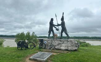 Shelly S.'s photo of camping with pets at O'Bannon Woods State Park Campground near Garrett, KY