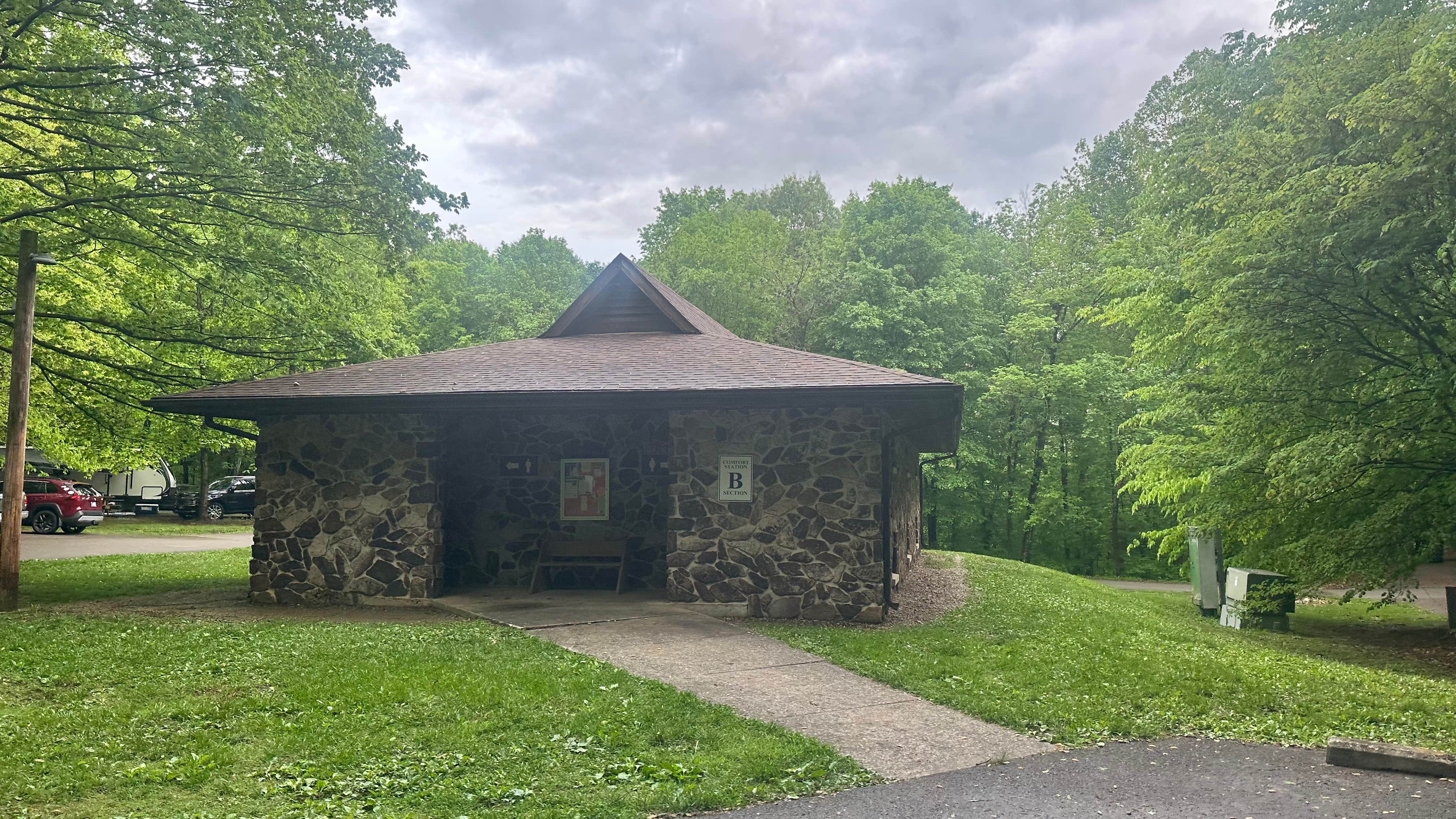 Shelly S.'s photo of glamping accommodations at O'Bannon Woods State Park Campground near Union Star, KY