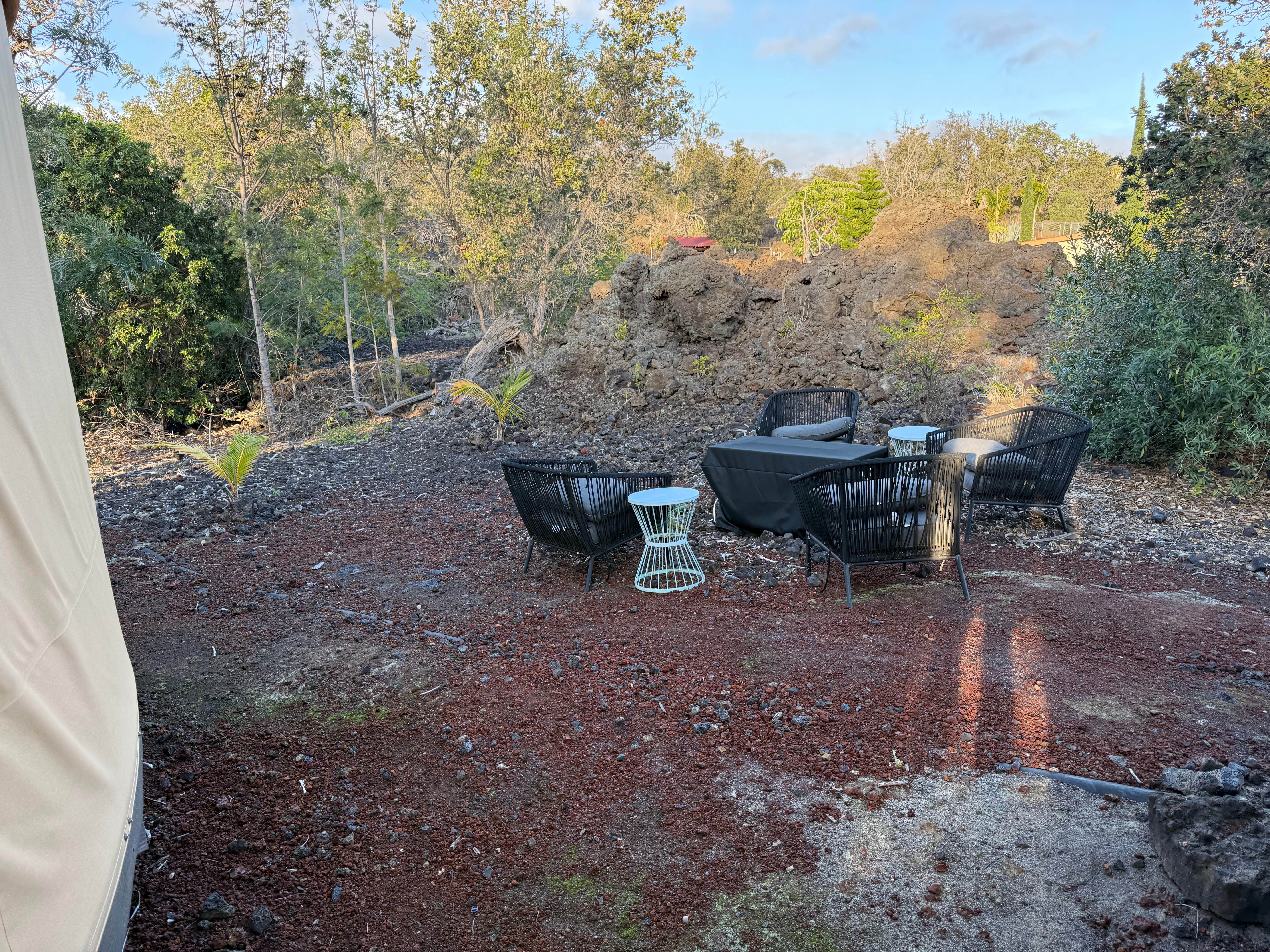 Camper-submitted photo at Ocean View Yurts near Kailua, HI
