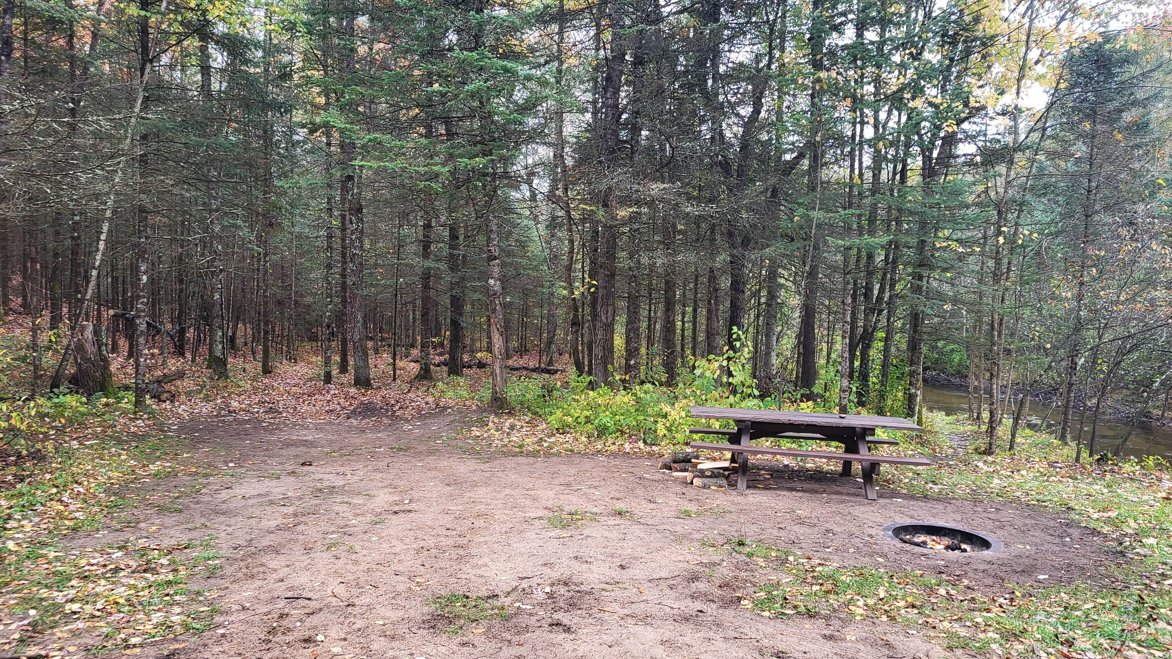 Camper-submitted photo at Oconto River off Mountain Lake Road near Summit Lake, WI