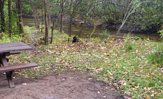 Camping near Farr Lake Wooded Camp: Oconto River off Mountain Lake Road, Mountain, Wisconsin