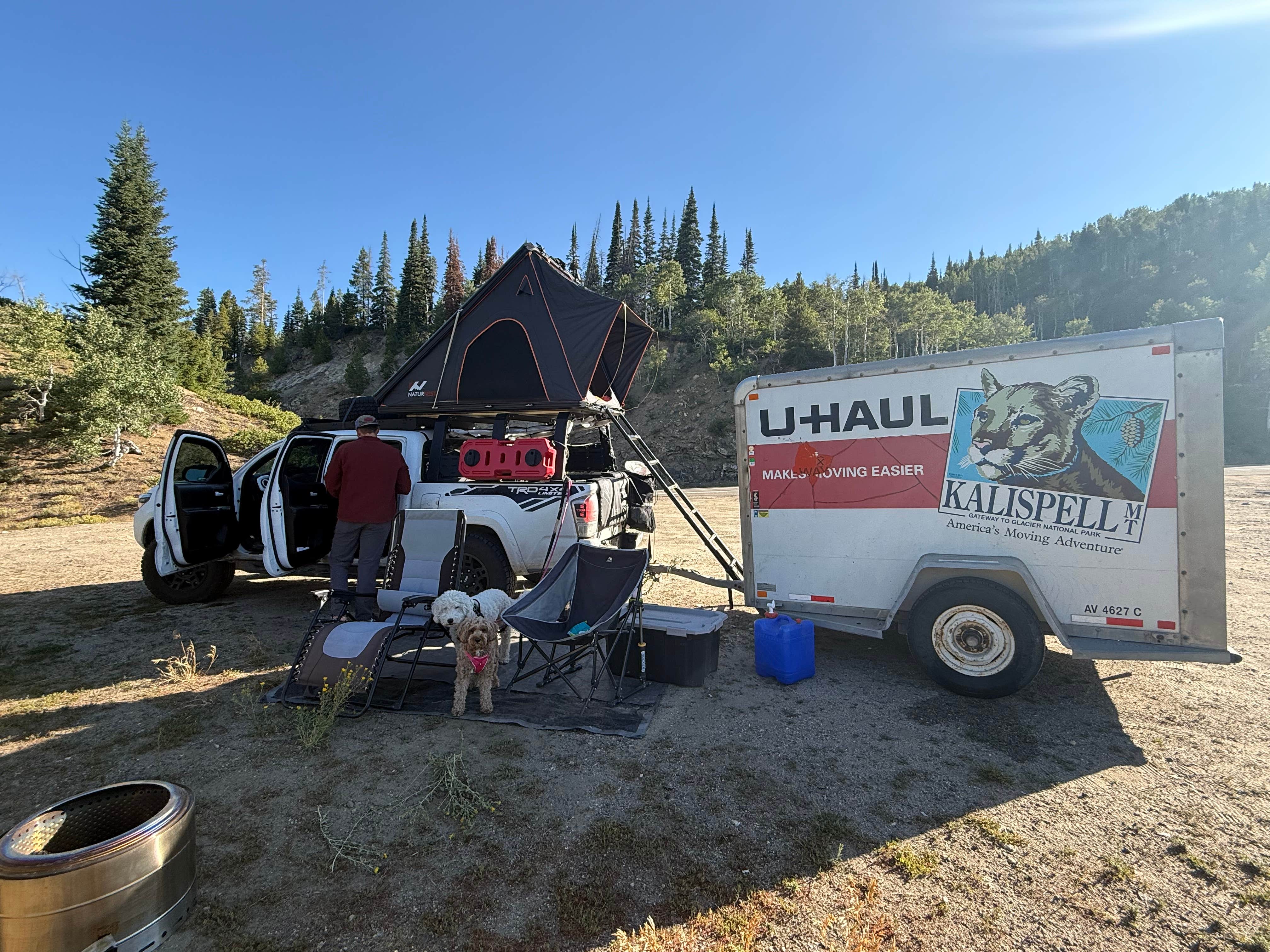 Heather S.'s photo of a dispersed camping area at Off Highway 40 Dispersed near Coalmont, CO
