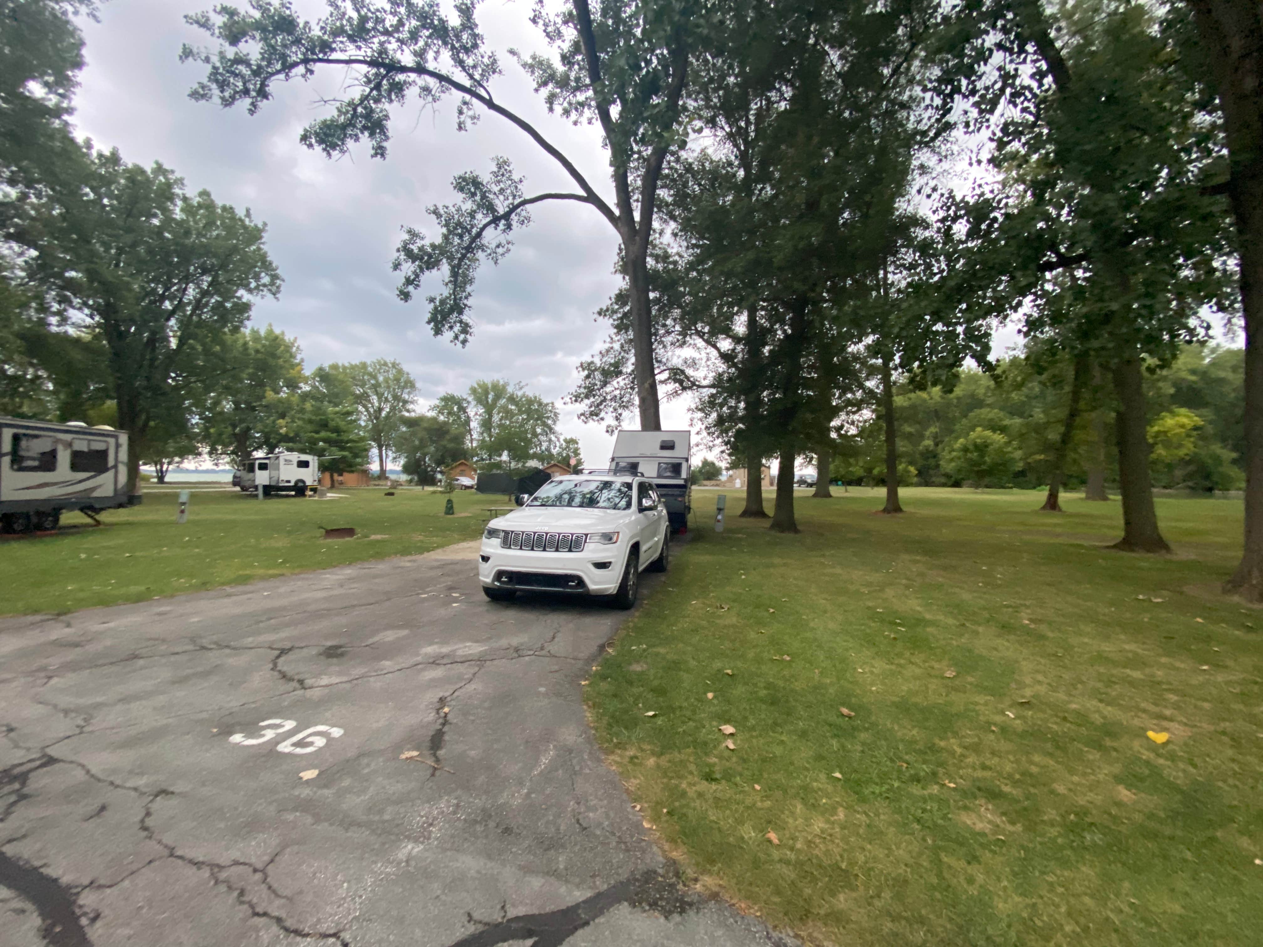 Shannon G.'s photo of rv camping at Grand Lake St. Marys State Park — Grand Lake St Marys State Park near Fletcher, OH
