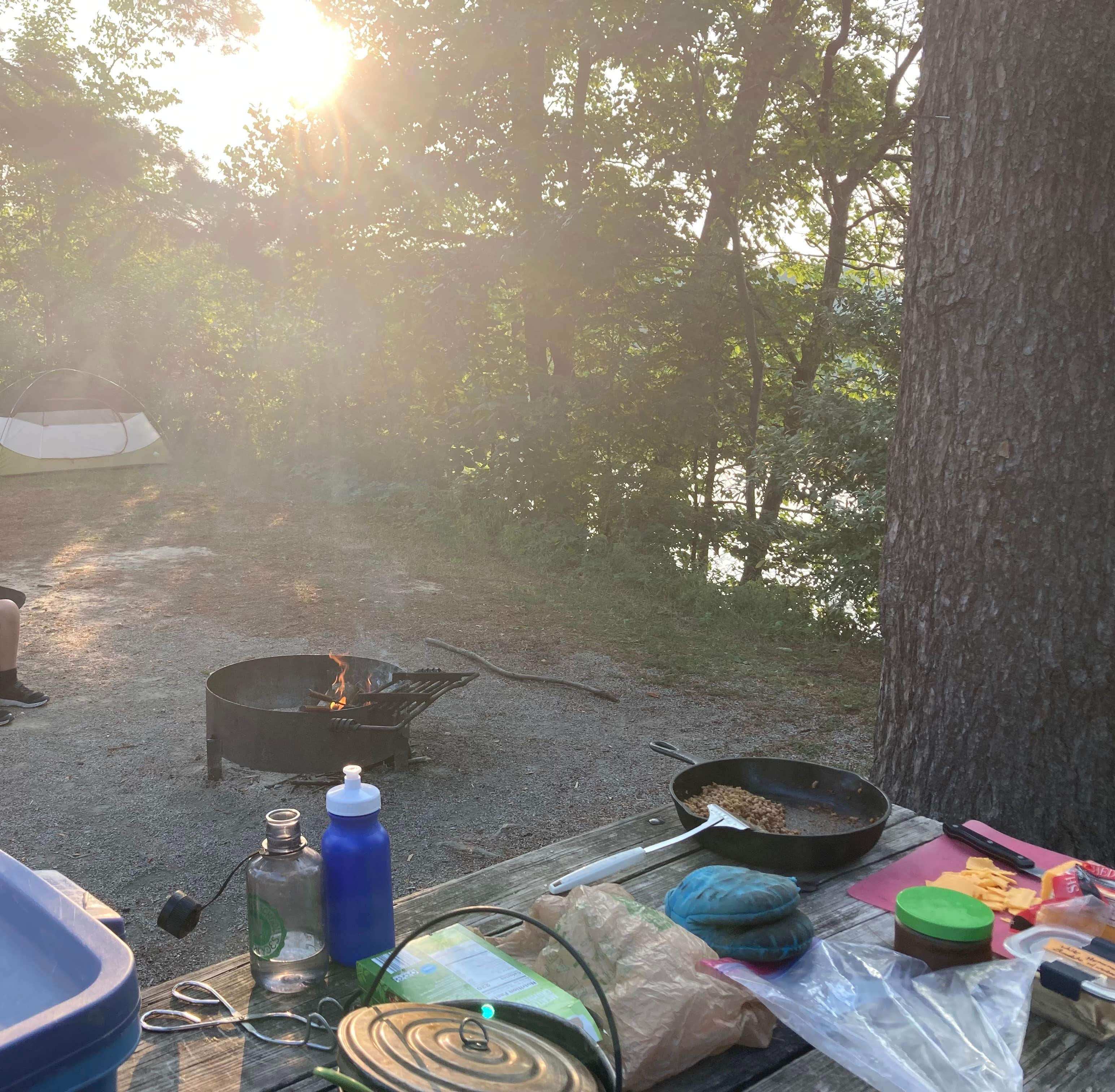 Becky's photo at Harrison Lake State Park Campground near Clayton, MI