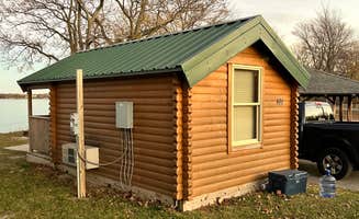 Tyler S.'s photo of glamping accommodations at Kelleys Island State Park Campground near Clyde, OH