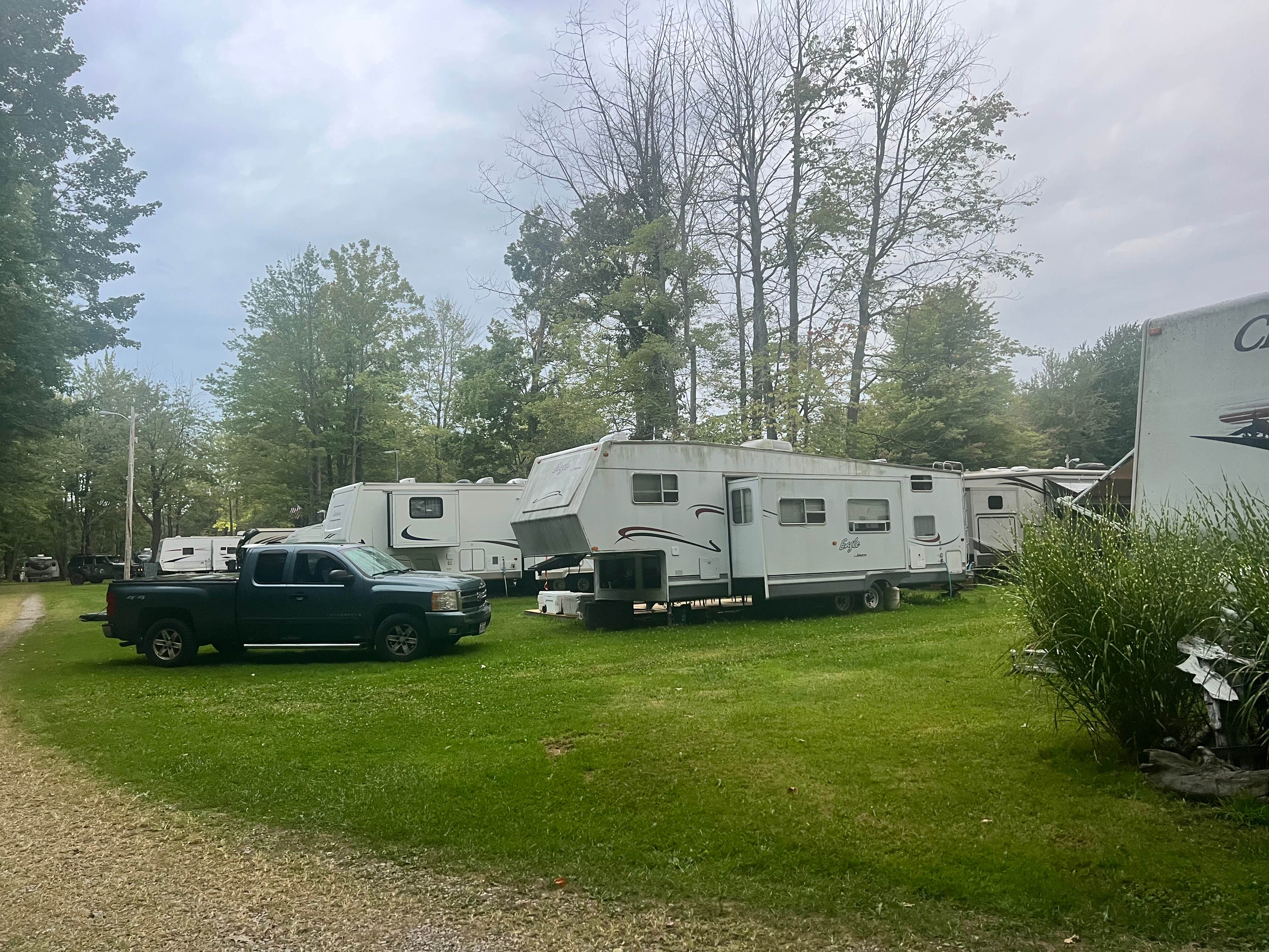 Camping near Virginia's Beach Campground: Village Green Campground, Conneaut, Ohio