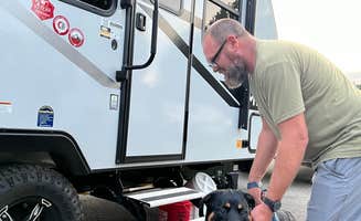 Ryan M.'s photo of camping with pets at Wright-Patterson FamCamp near Yellow Springs, OH