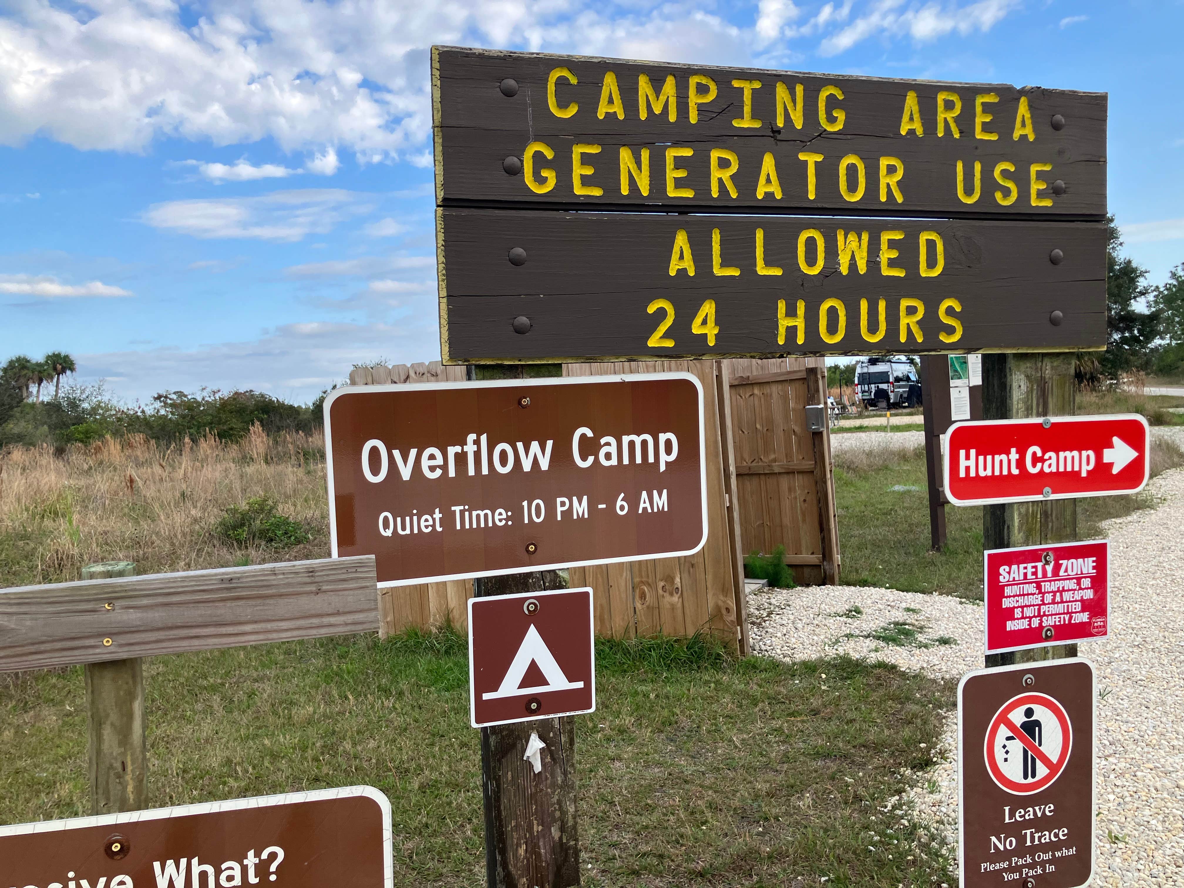 Camper submitted image from Okaloacoochee Slough - Overflow Campground - 2