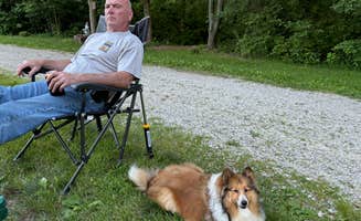 Dawn W.'s photo of camping with pets at Okaw Valley Kampground near Taylorville, IL