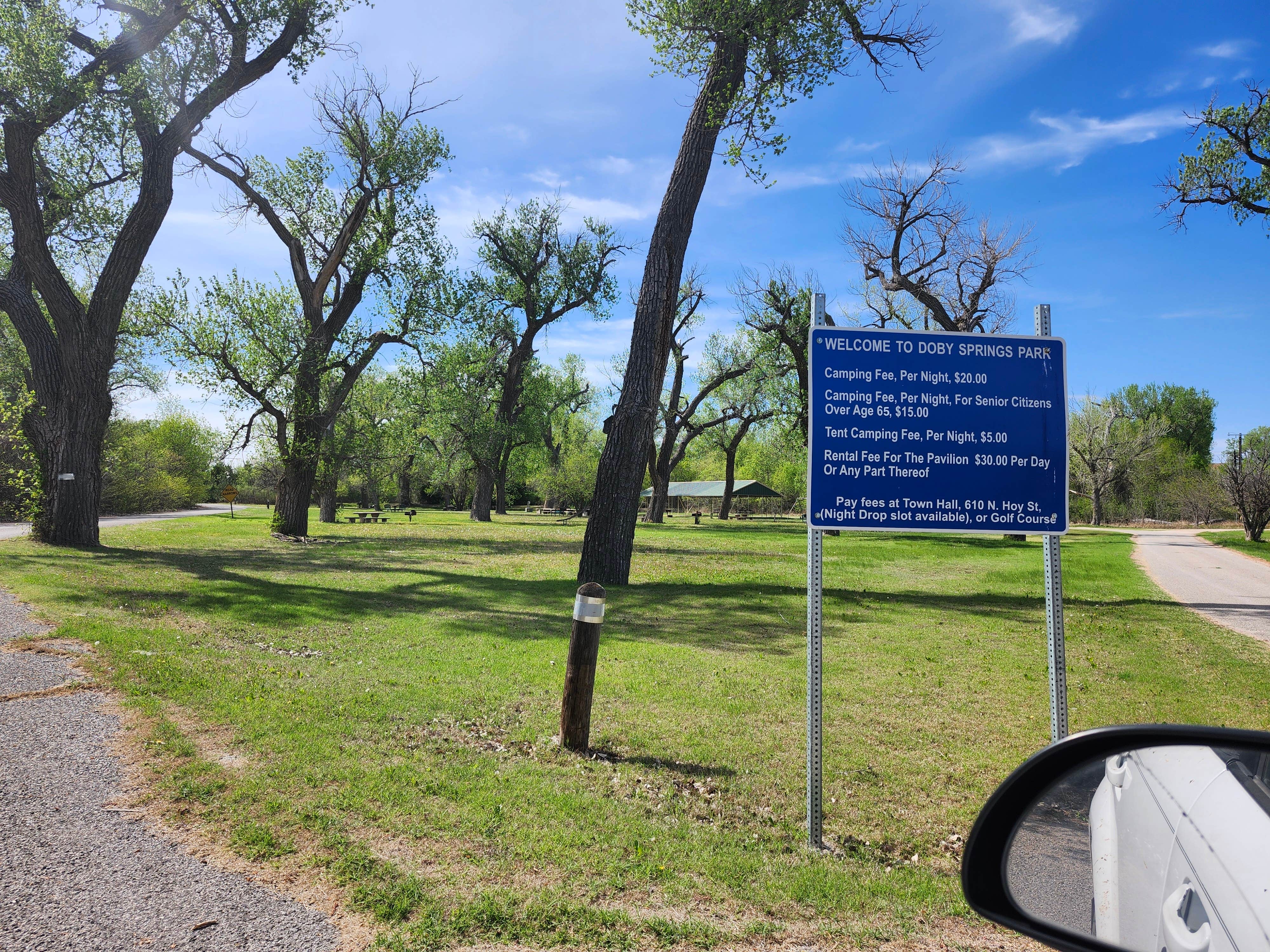 Camper-submitted photo at Doby Springs Park near Fort Supply Lake