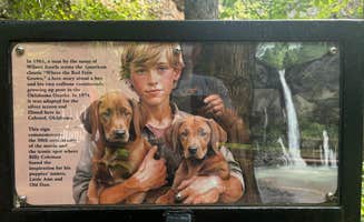 Mike's photo of camping with pets at Natural Falls State Park Campground near Lincoln, AR