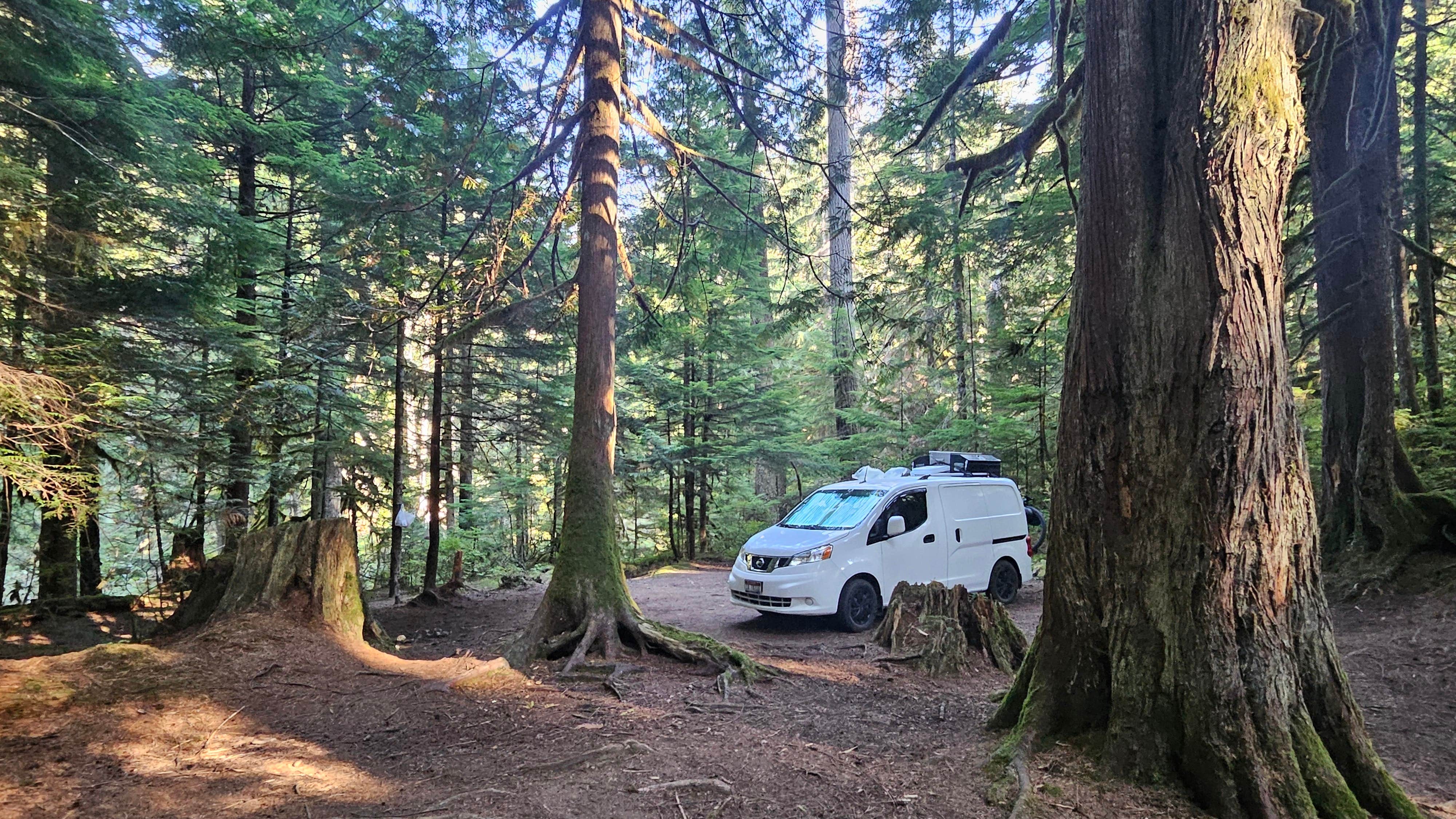 Camper-submitted photo at Old Cascades Highway Dispersed near Index, WA