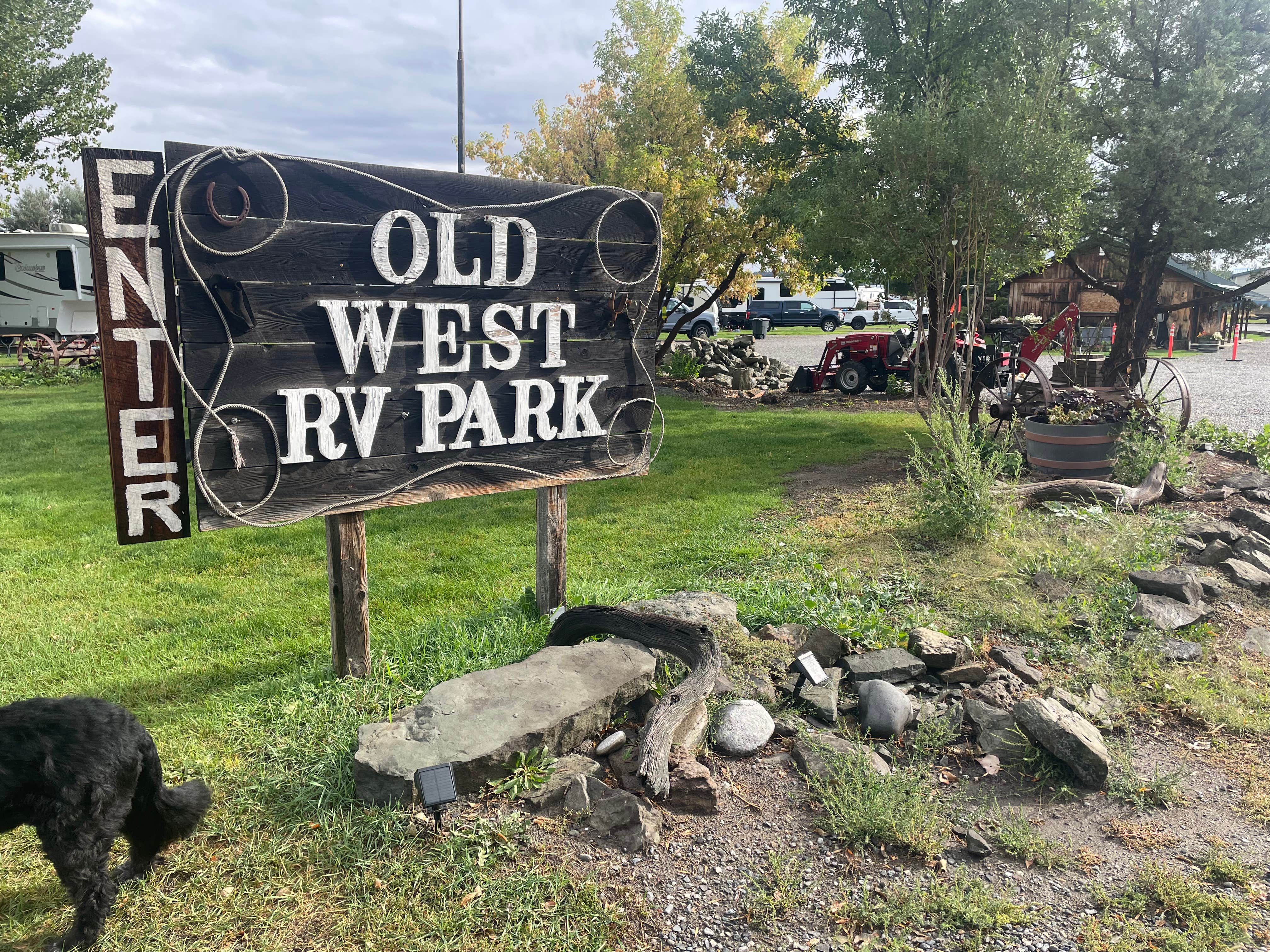 Donna T.'s photo of camping with pets at Old West RV Park near Bridger, MT