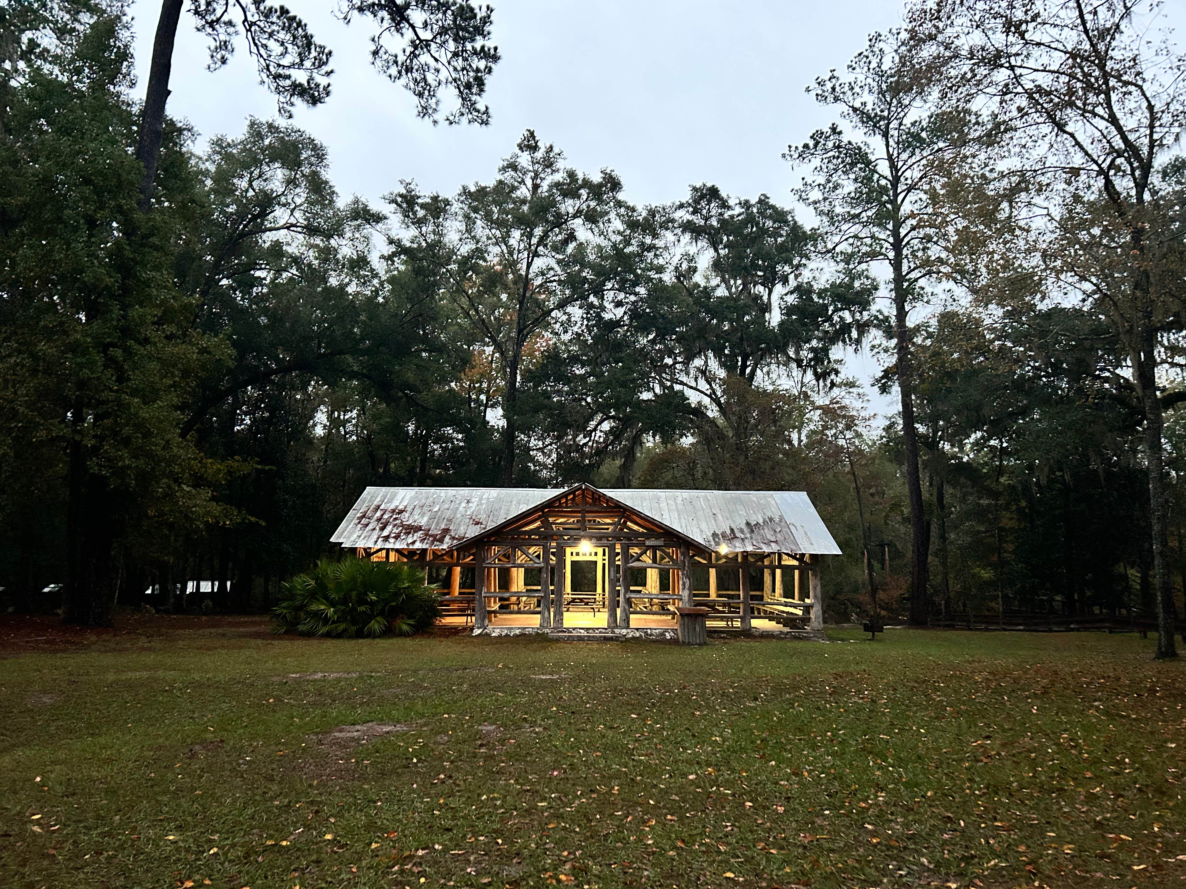 Sarah S.'s photo of glamping accommodations at Dogwood Campground — O'Leno State Park near Williston, FL