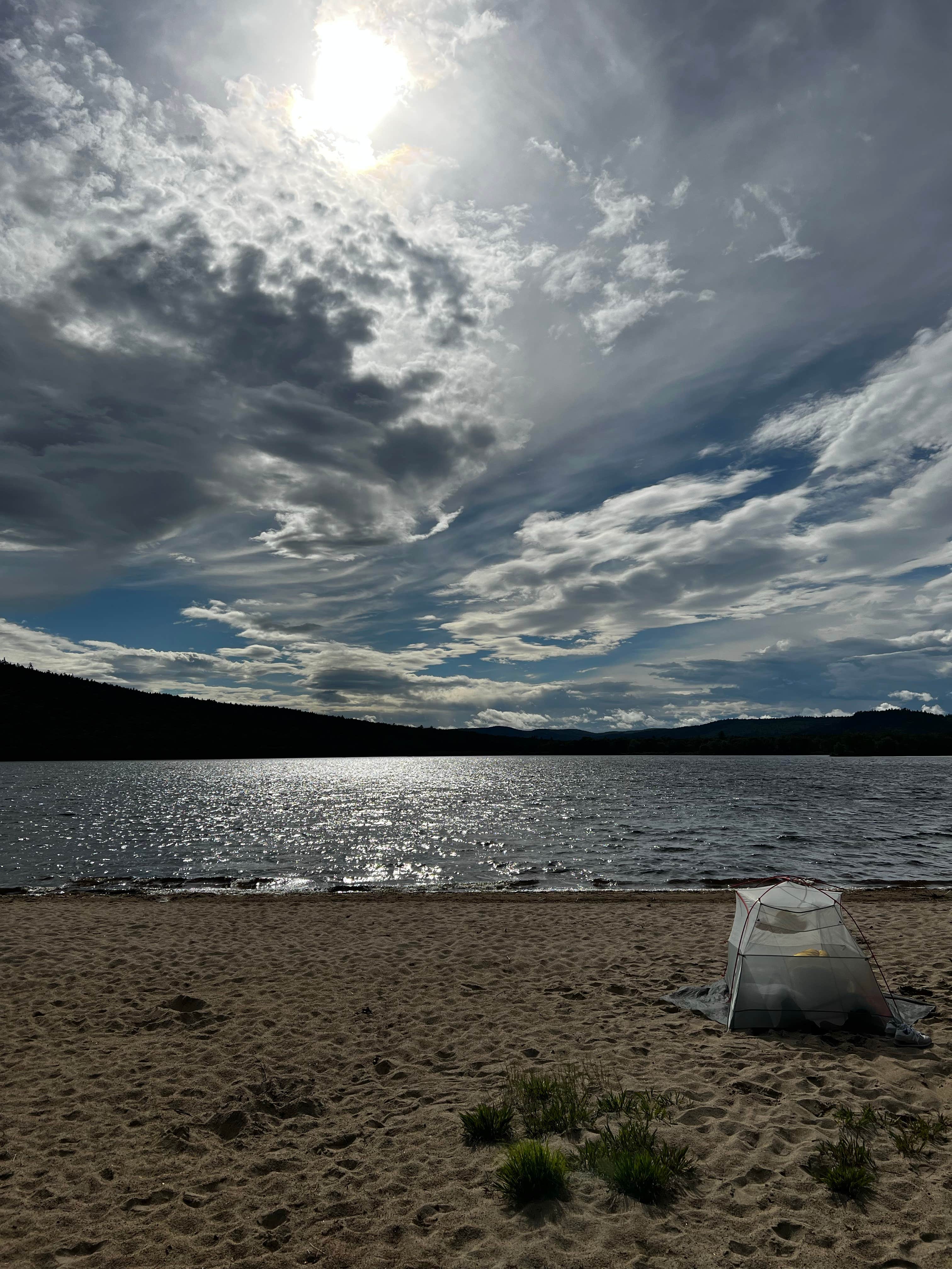 Camping near Sandbank Stream — Katahdin Woods And Waters National Monument: Omaha Beach, Millinocket, Maine
