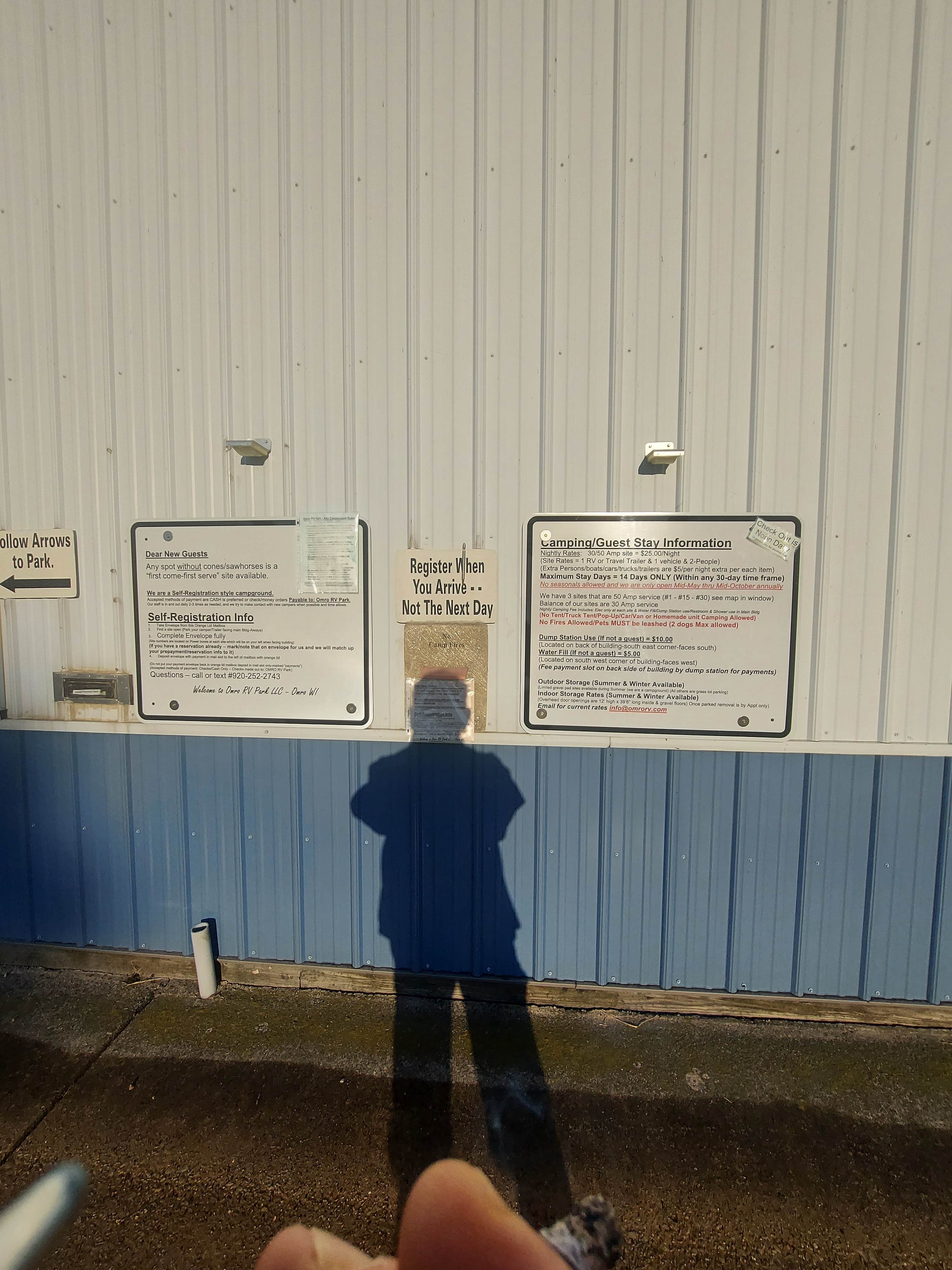 Camper-submitted photo at Omro RV Park near Kiel, WI