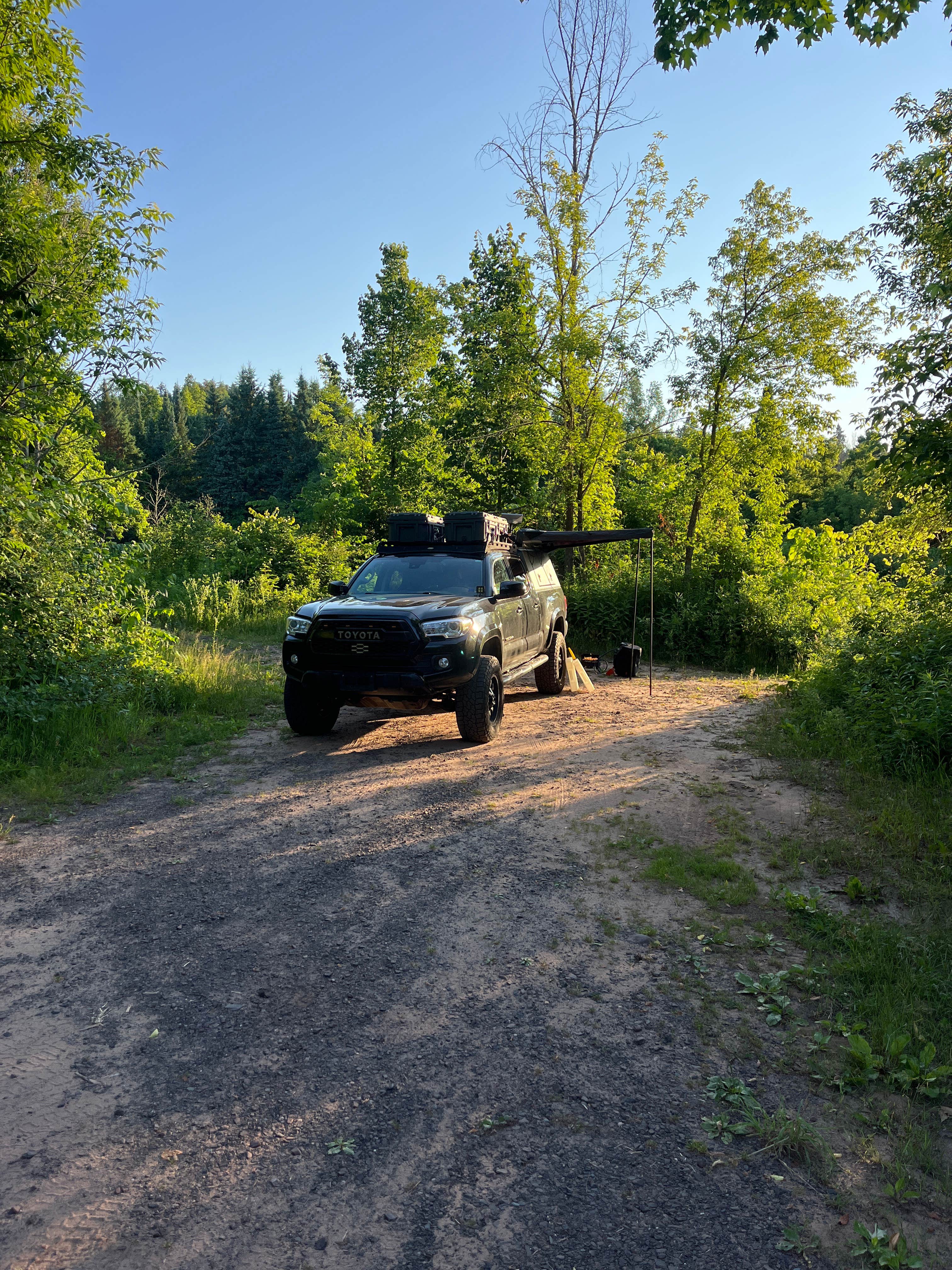 Camper-submitted photo at Ontonagon River Dispersed near White Pine, MI
