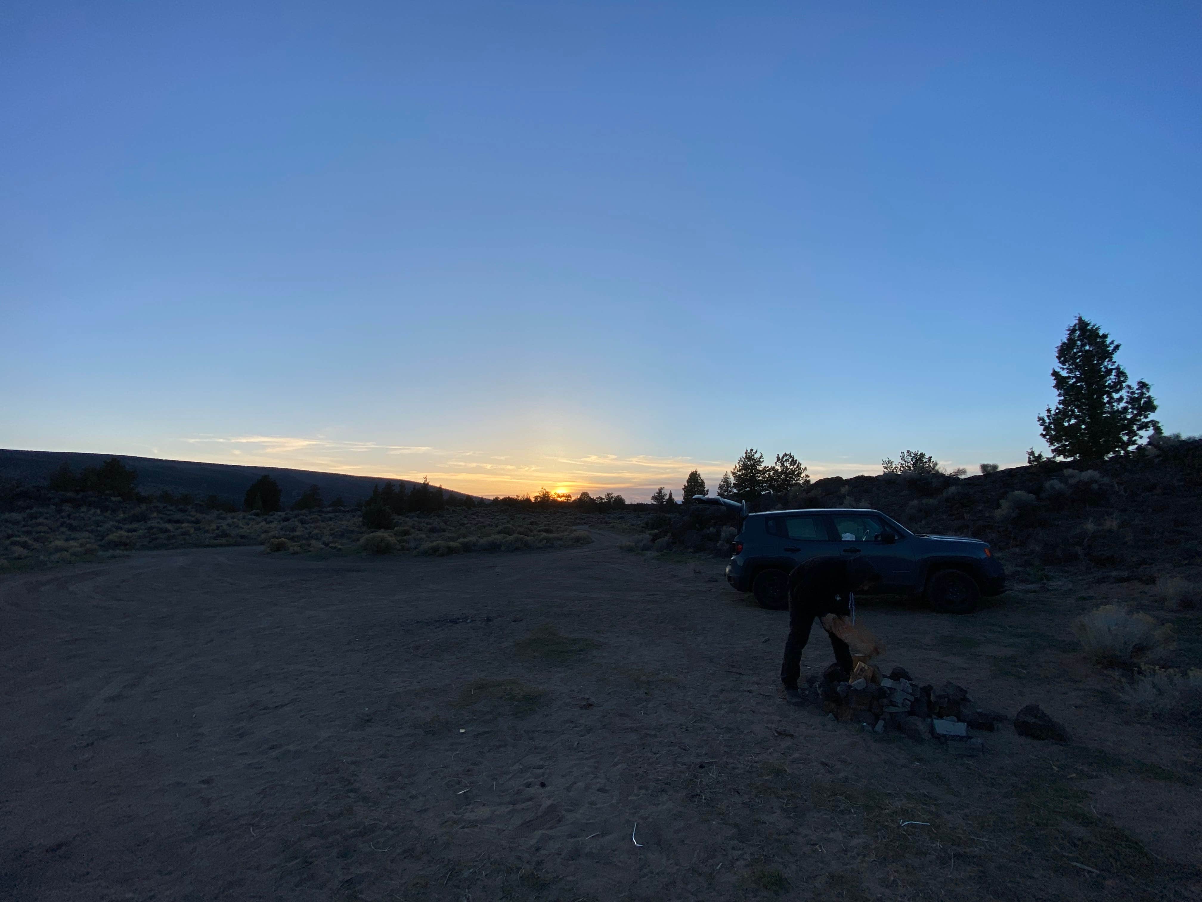 Bree G.'s photo of a dispersed camping area at Oregon Badlands Dispersed near Redmond, OR