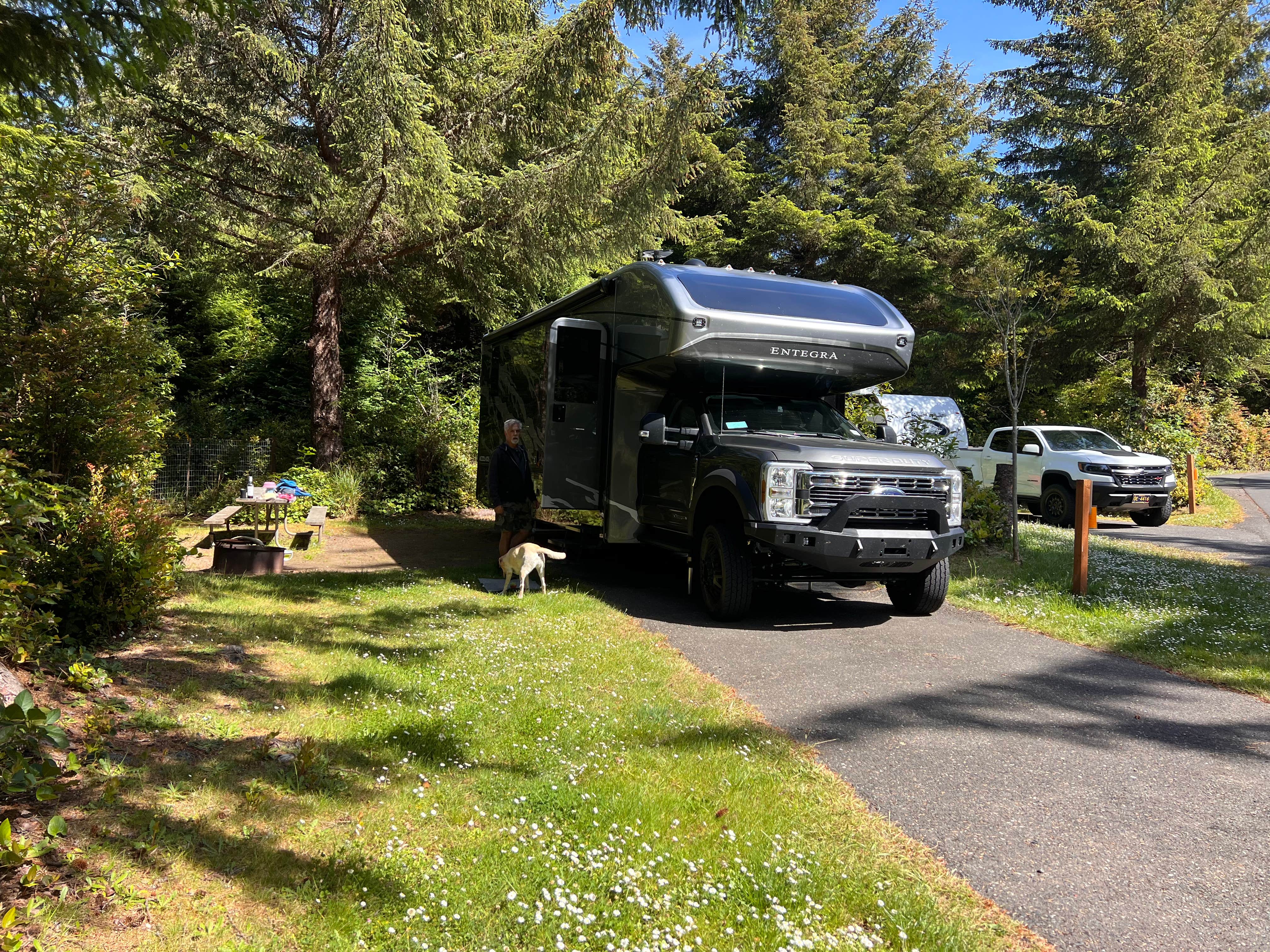 Jessica S.'s photo of camping with pets at Bastendorff Beach Park near Bandon, OR