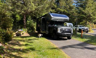 Jessica S.'s photo of camping with pets at Bastendorff Beach Park near Siuslaw National Forest