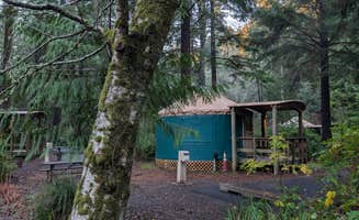 Brendan H.'s photo of glamping accommodations at Beverly Beach State Park Campground near Neskowin, OR