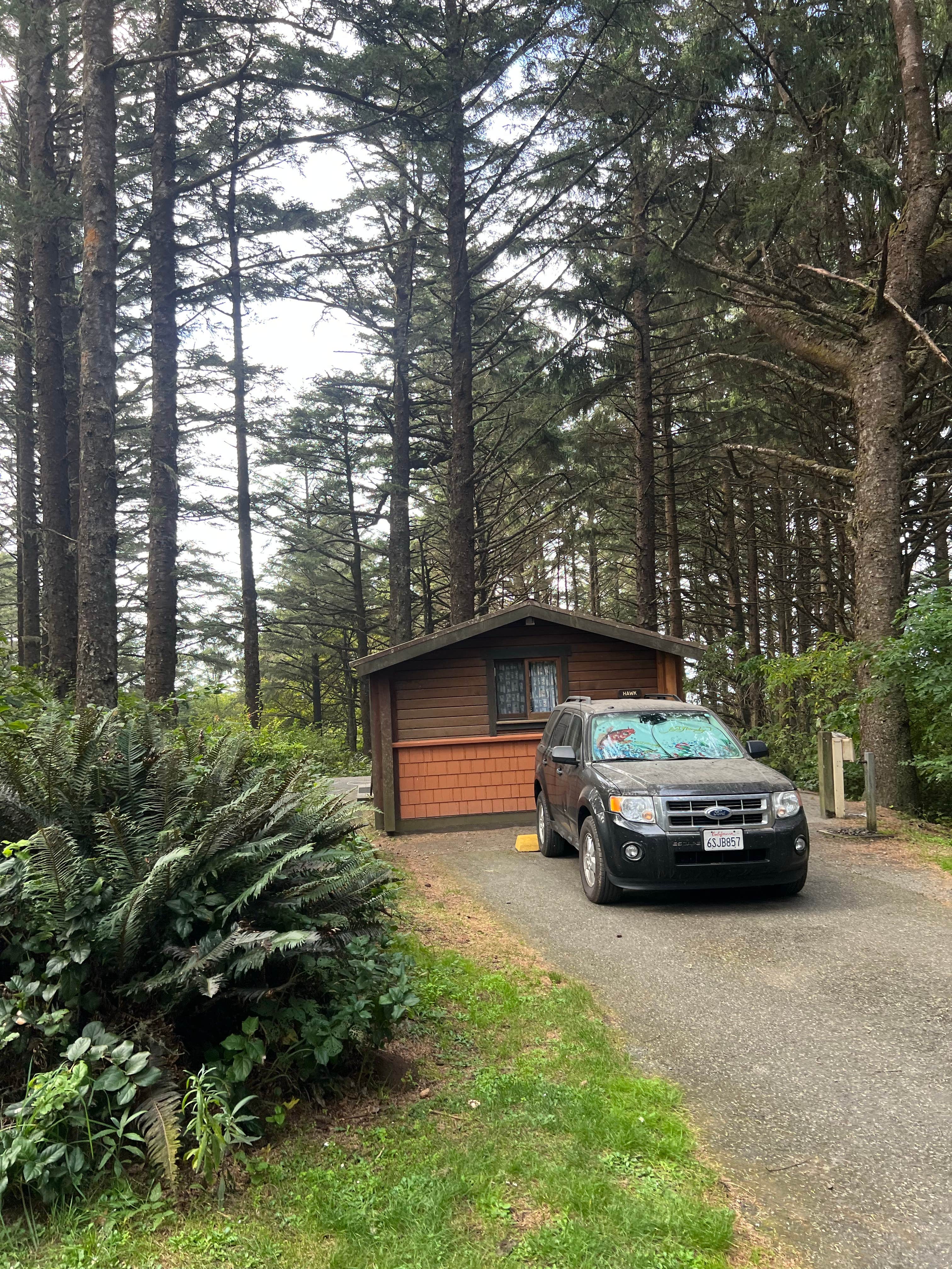Brandon K.'s photo of a cabin at Cape Blanco State Park Campground near Coos Bay, OR
