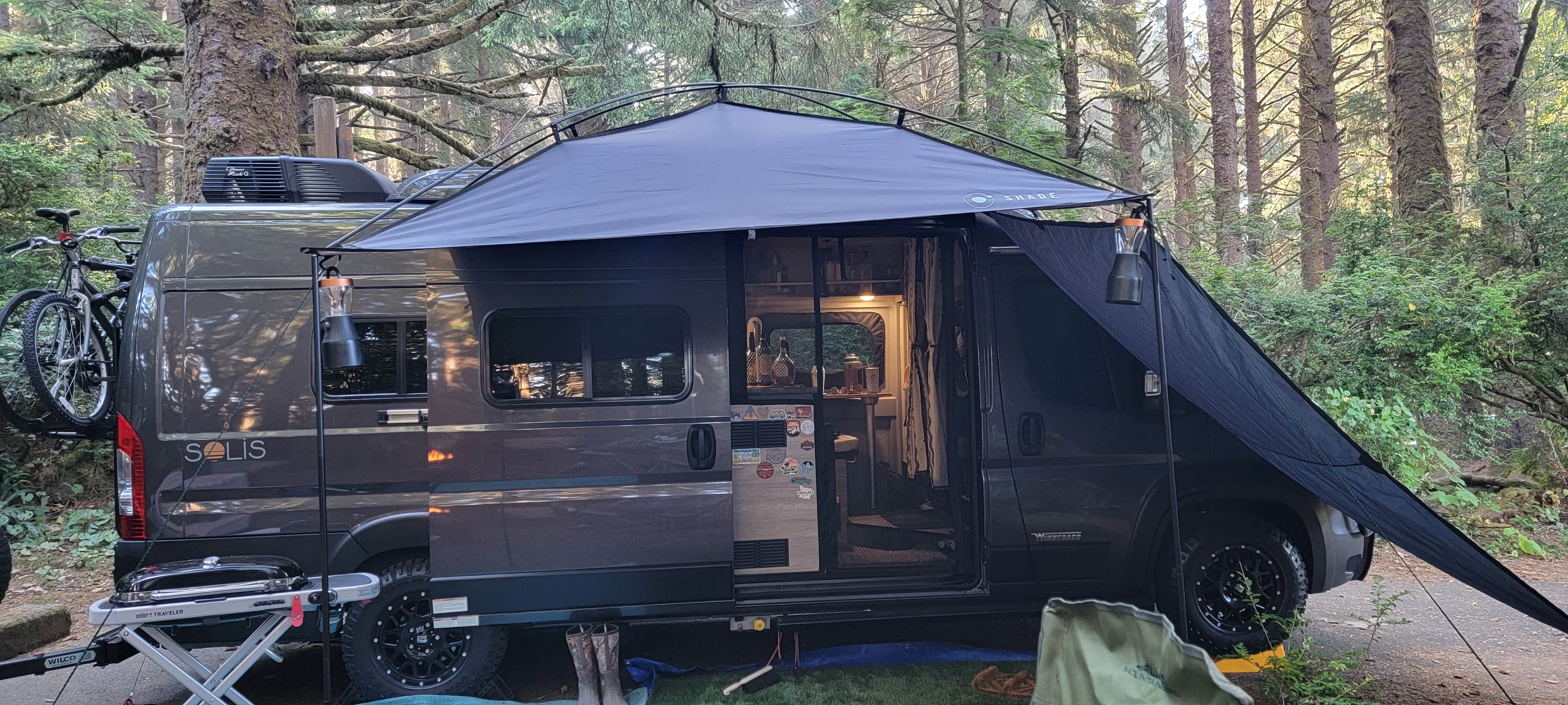 Jerrell W.'s photo of rv camping at Carl G. Washburne Memorial State Park Campground near Yachats, OR