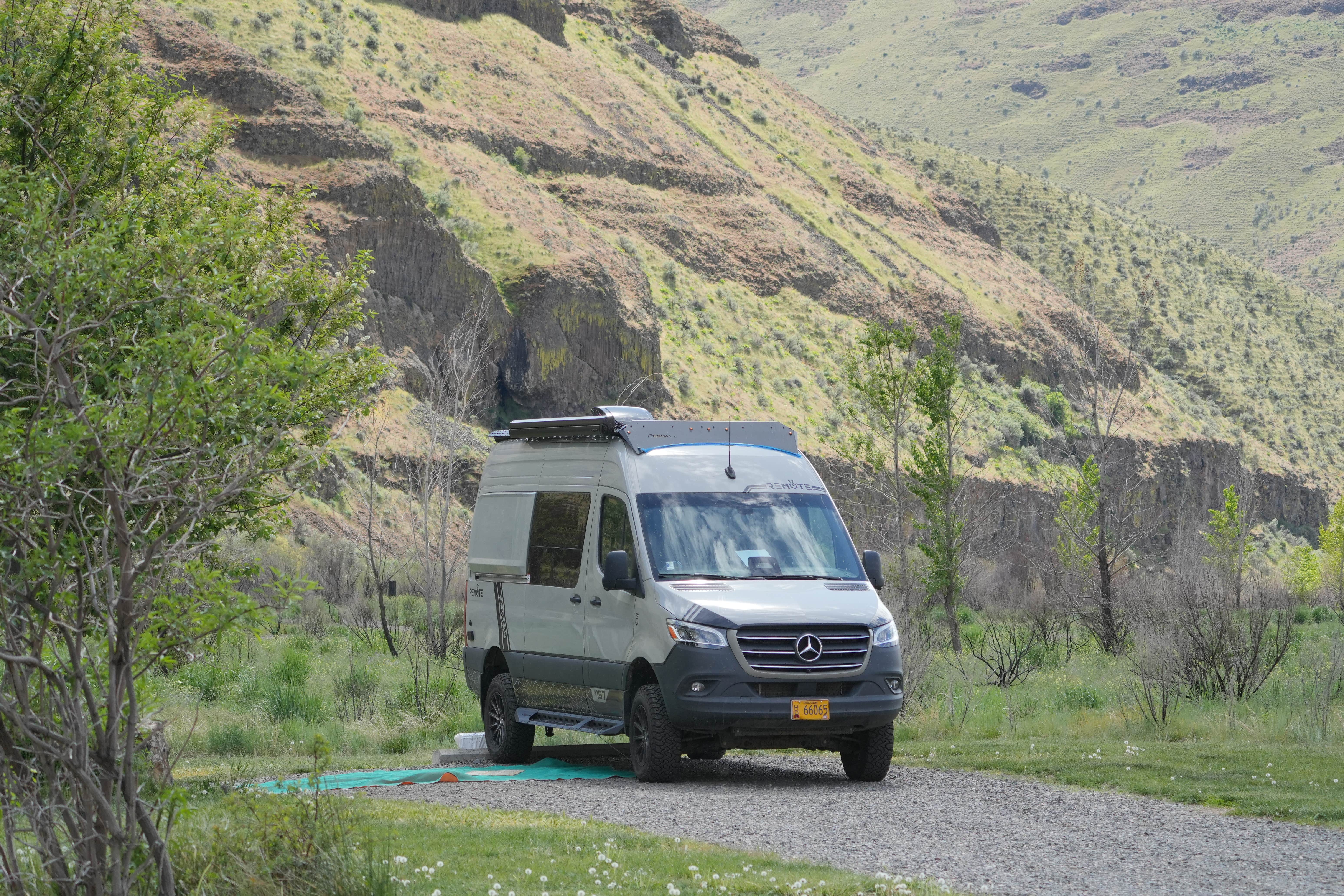Tod's photo of rv camping at Lone Tree Campground — Cottonwood Canyon State Park near Goldendale, WA