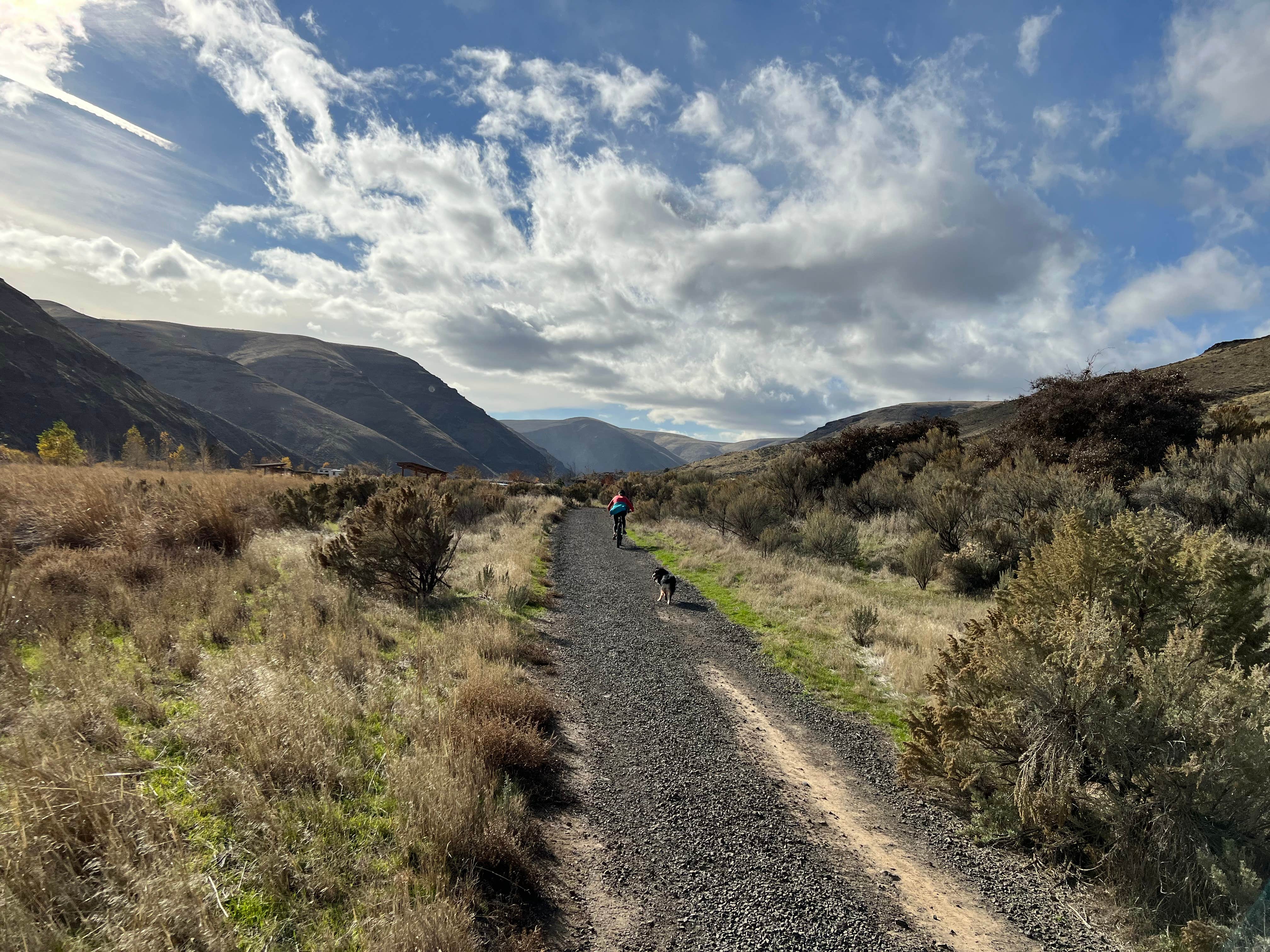 Matt D.'s photo of camping with pets at Lone Tree Campground — Cottonwood Canyon State Park near Moro, OR