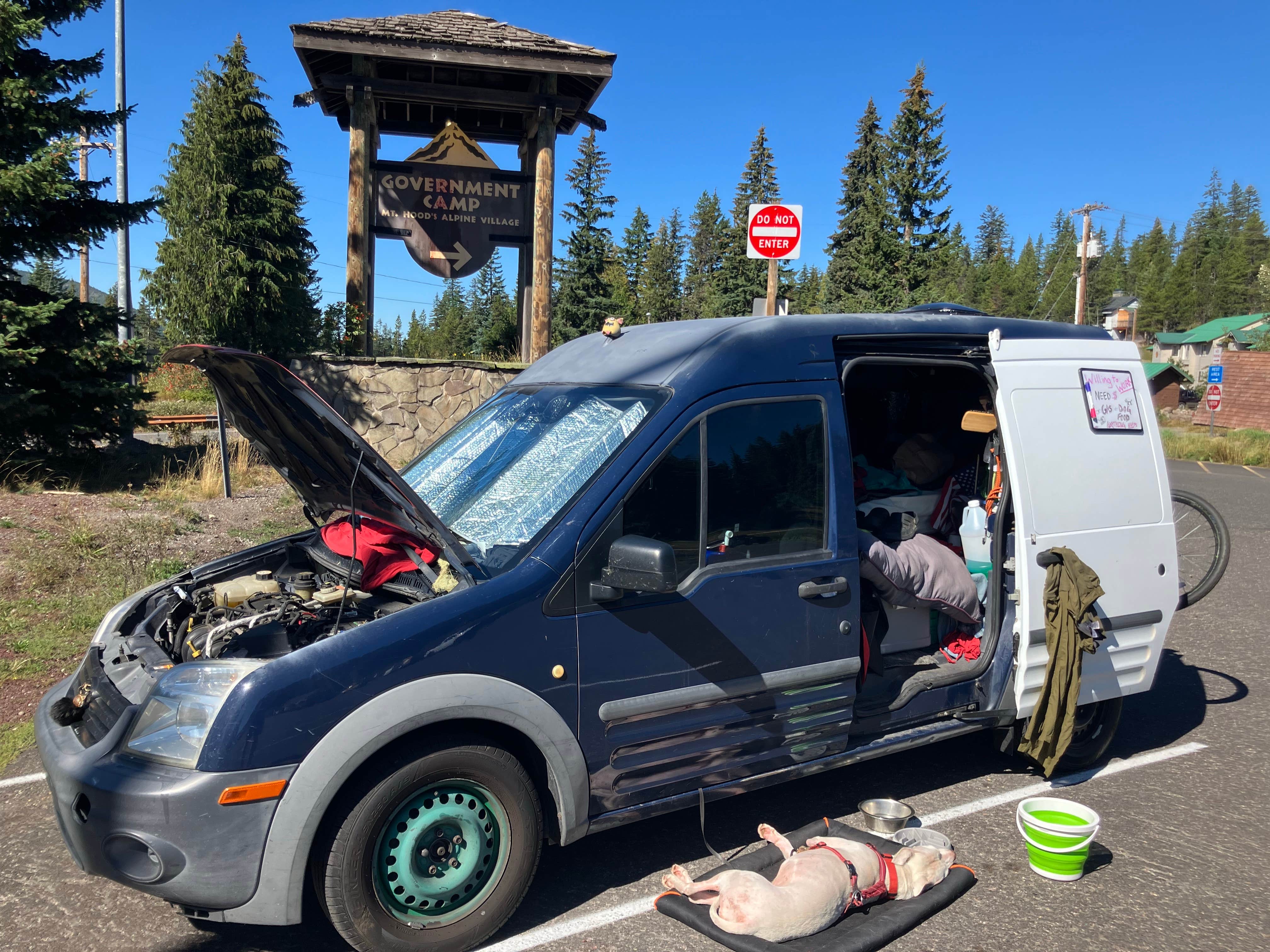 Camper submitted image from Government Camp Safety Rest Area - 1