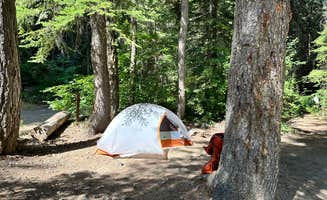 Deb H.'s photo of tent camping at Hurricane Creek Campground near Pollock, ID