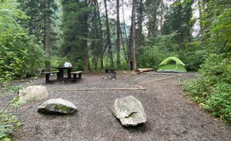 Brooklyn P.'s photo of tent camping at Hurricane Creek Campground near Lostine, OR